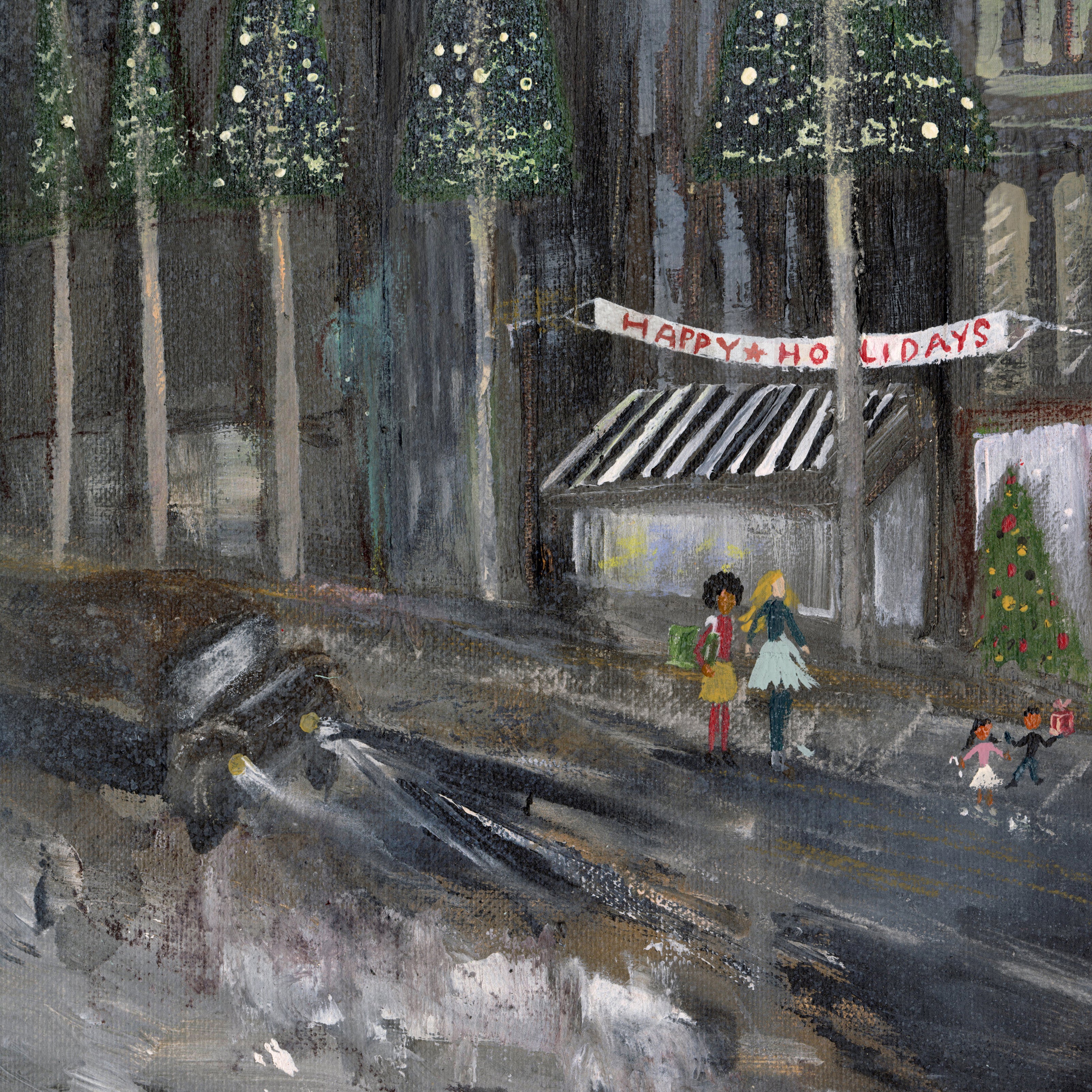 Christmastime in the City | Art Print