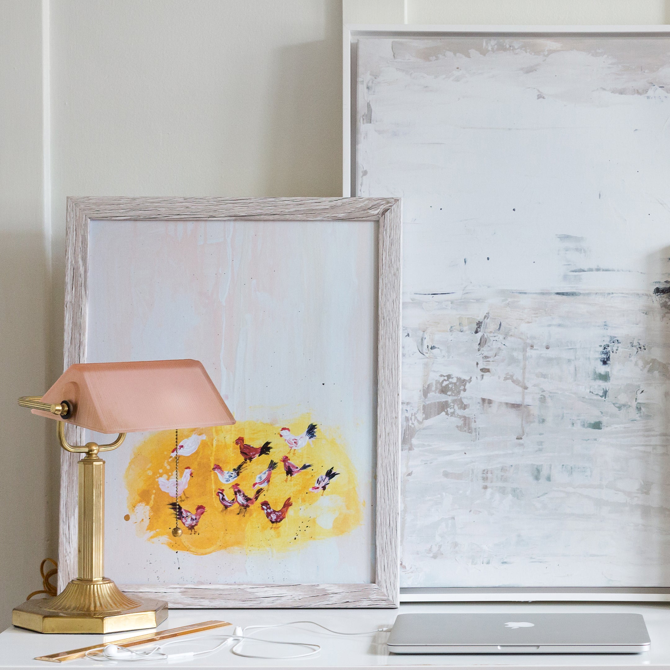 Cheery Chickens | Canvas