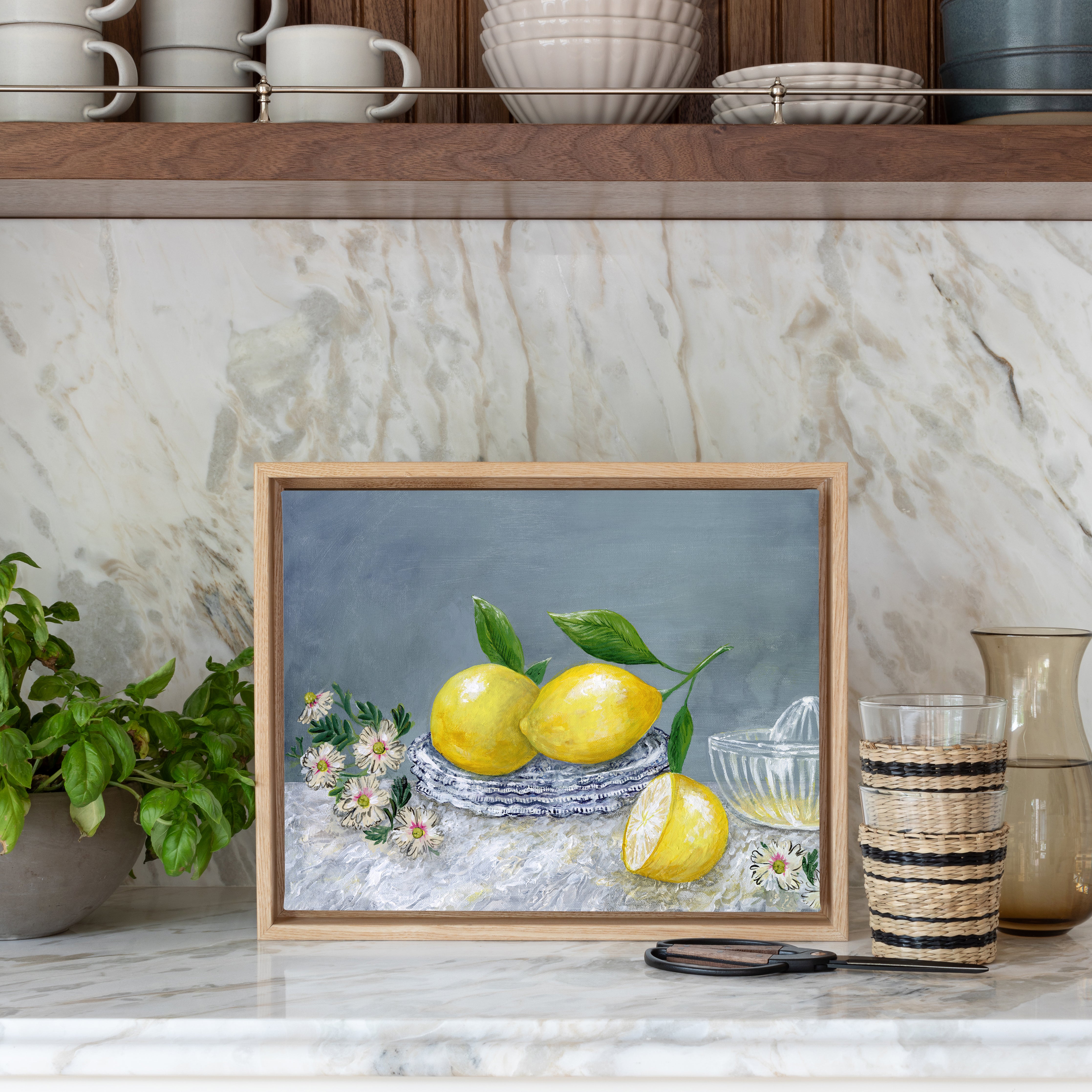 Lemons Still Life | Canvas