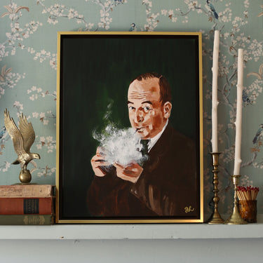 Lewis and His Pipe | Canvas