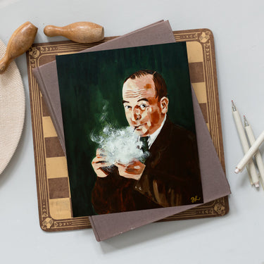 Lewis and His Pipe | Canvas