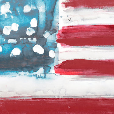 Abstract American Flag | Art Print