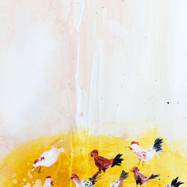 Cheery Chickens | Art Print