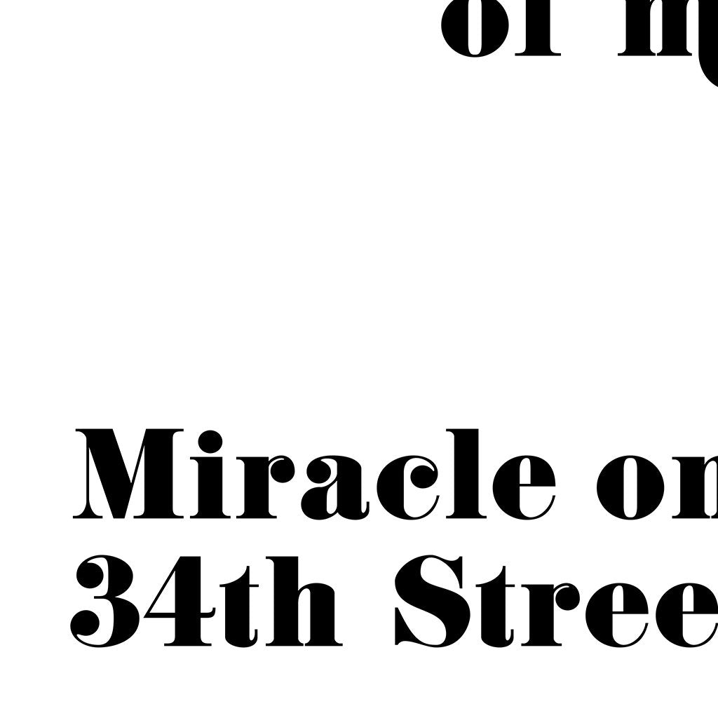 christmas isn't just a day (miracle on 34th street) canvas