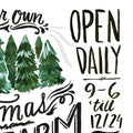 Christmas Tree Sign Design Details