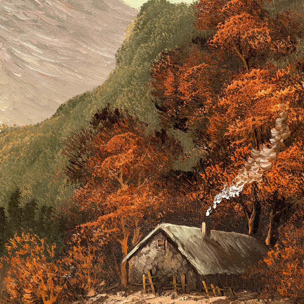 Cabin in the Smokies Luxe Art Print