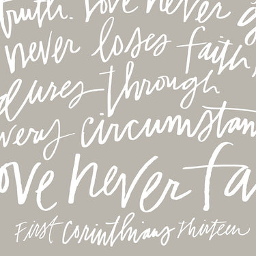 First Corinthians | Alabaster | Art Print