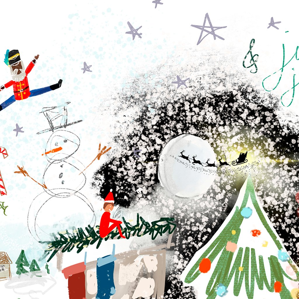 Holiday Magic Daydream Luxe Art Print