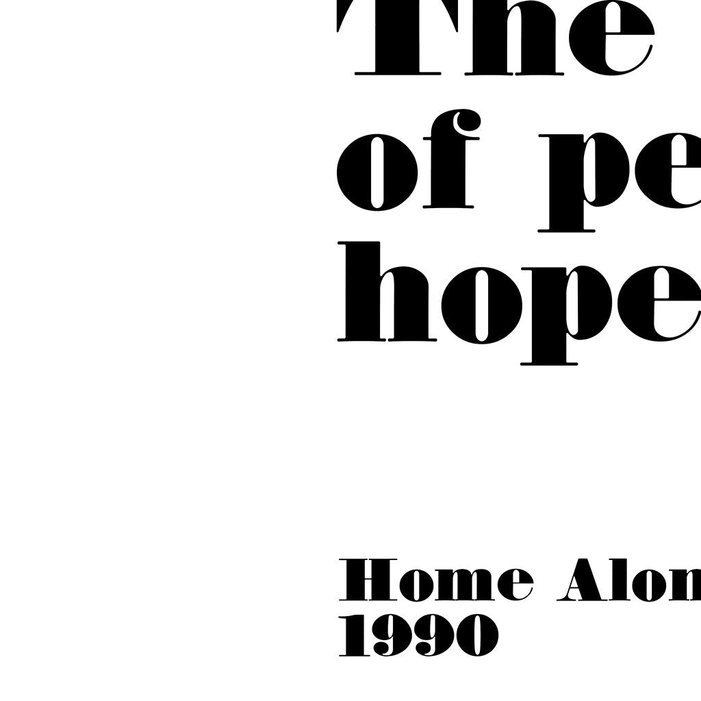 home alone hope canvas