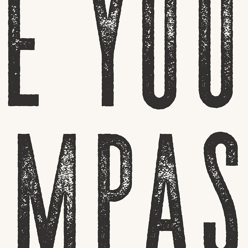 let faith not fear be your compass canvas