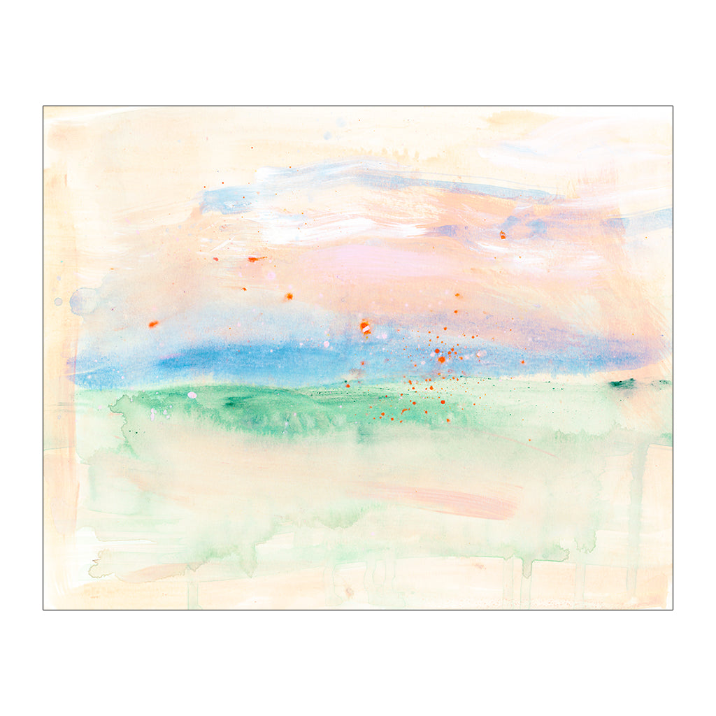 mellow meadow art print