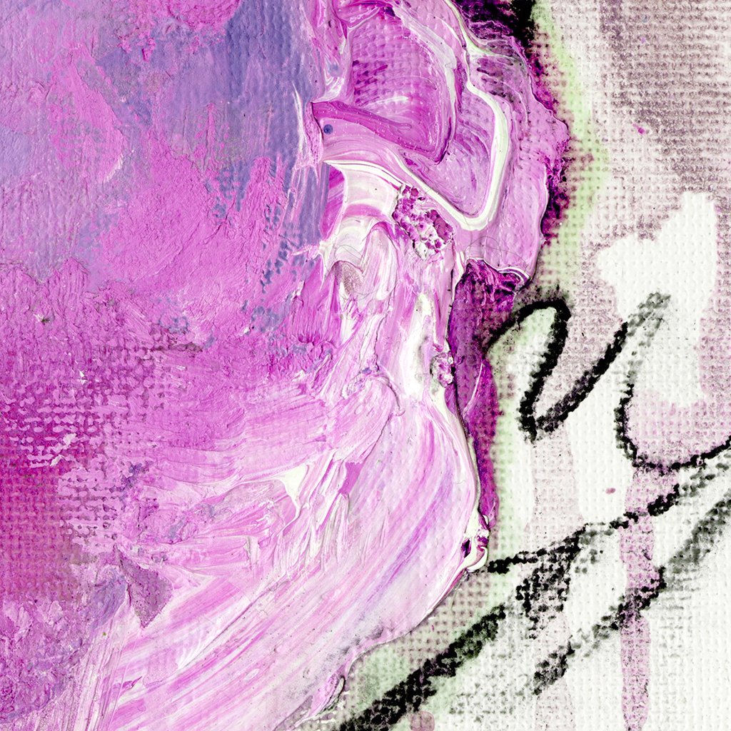 Orchid Mini ✧・ﾟ Textured Canvas Wall Art