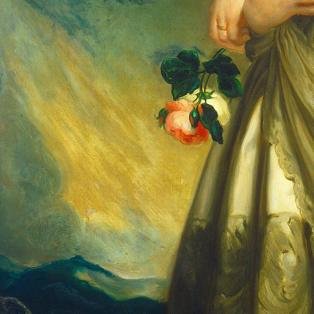 Queen Victoria and Her Cat Mask | Canvas