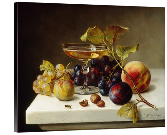 Still Life with Fruit & Champagne