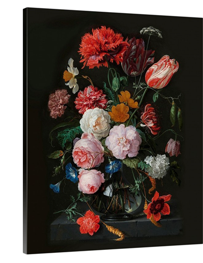 Still Life with Flowers in a Glass Vase