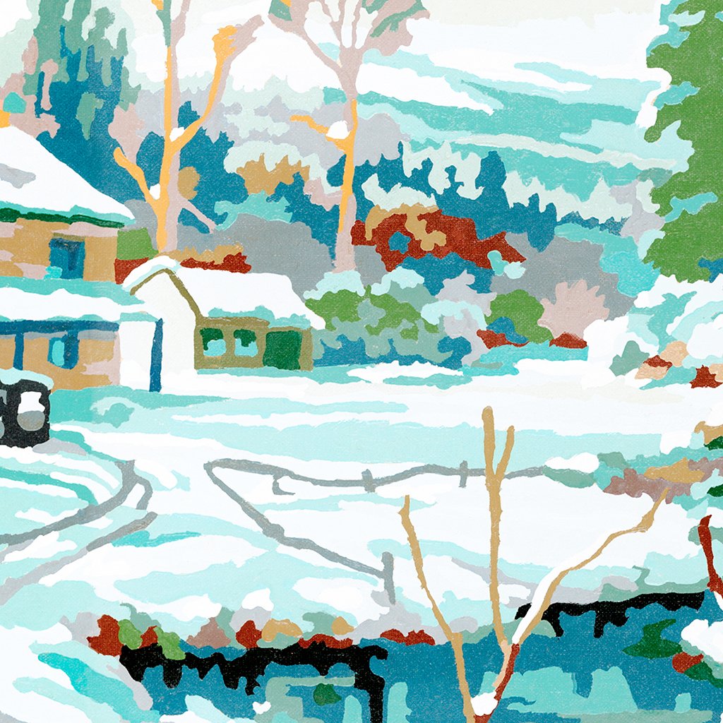 Winter Paint by Number | Canvas