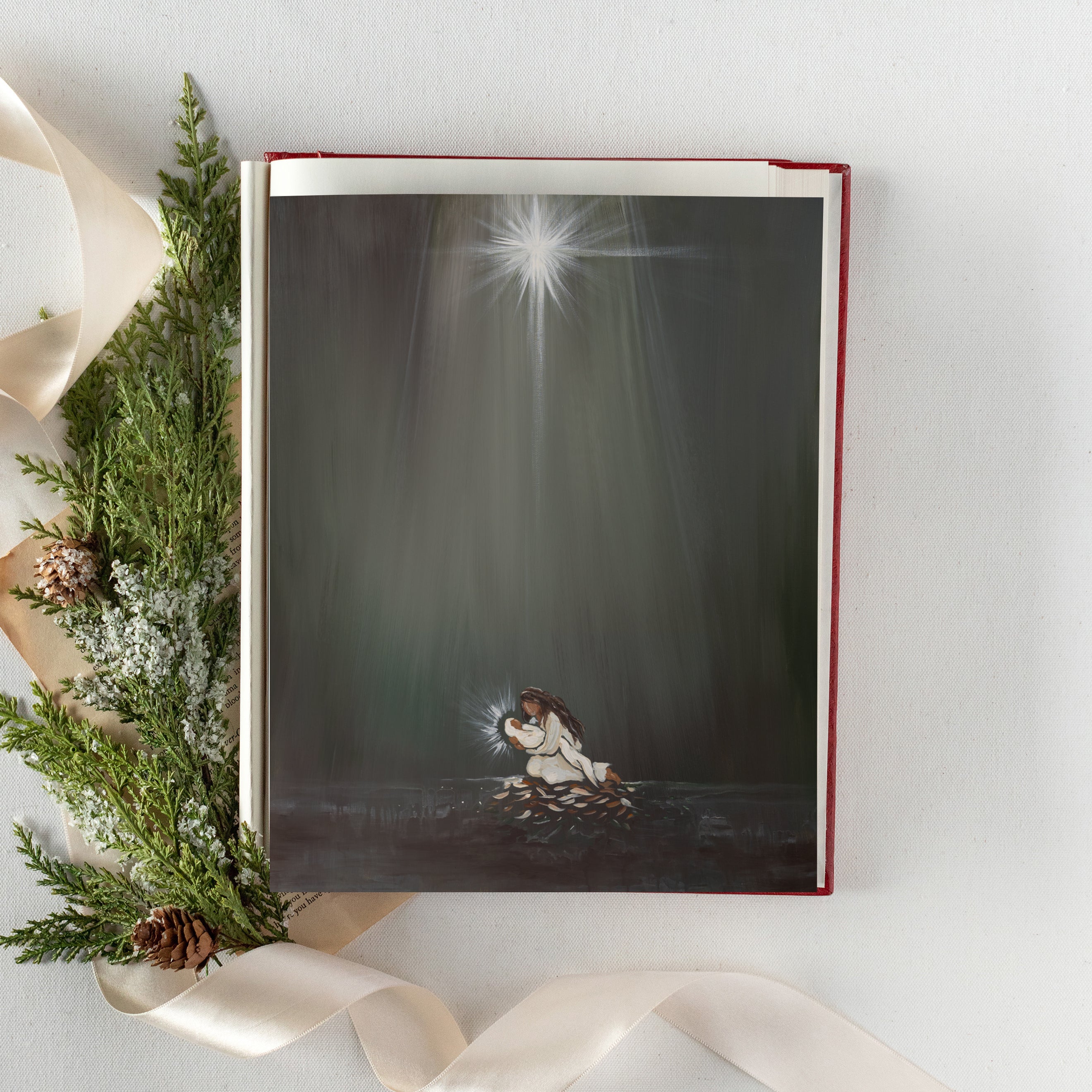 Love Came Down Nativity (8x10 Luxe Art Print)