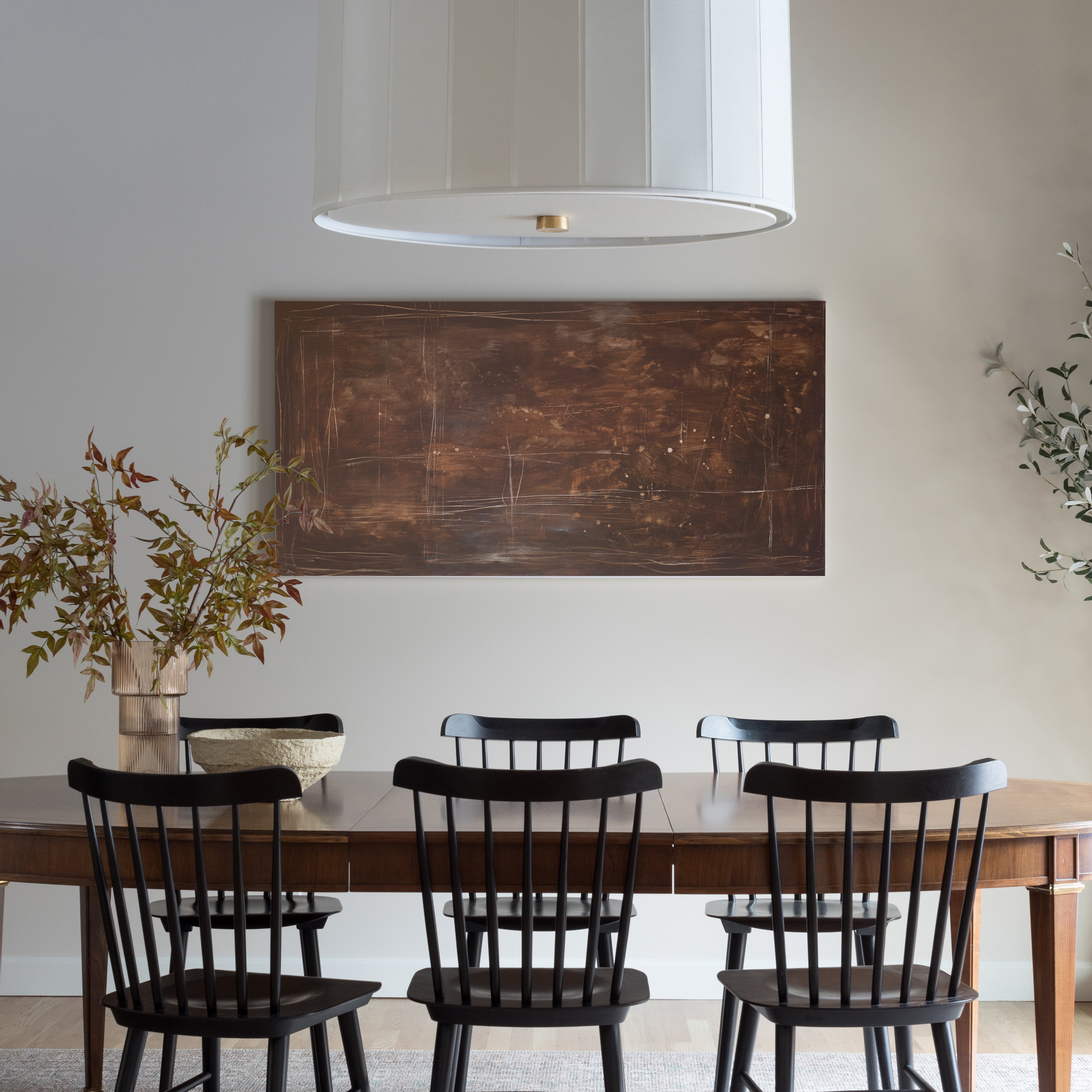 Mocha Mist Canvas Wall Art . Sofa Size (Horizontal)