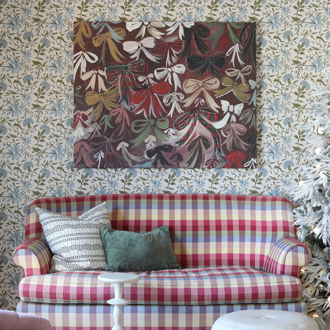 More Ribbons & Bows Textured Canvas Wall Art