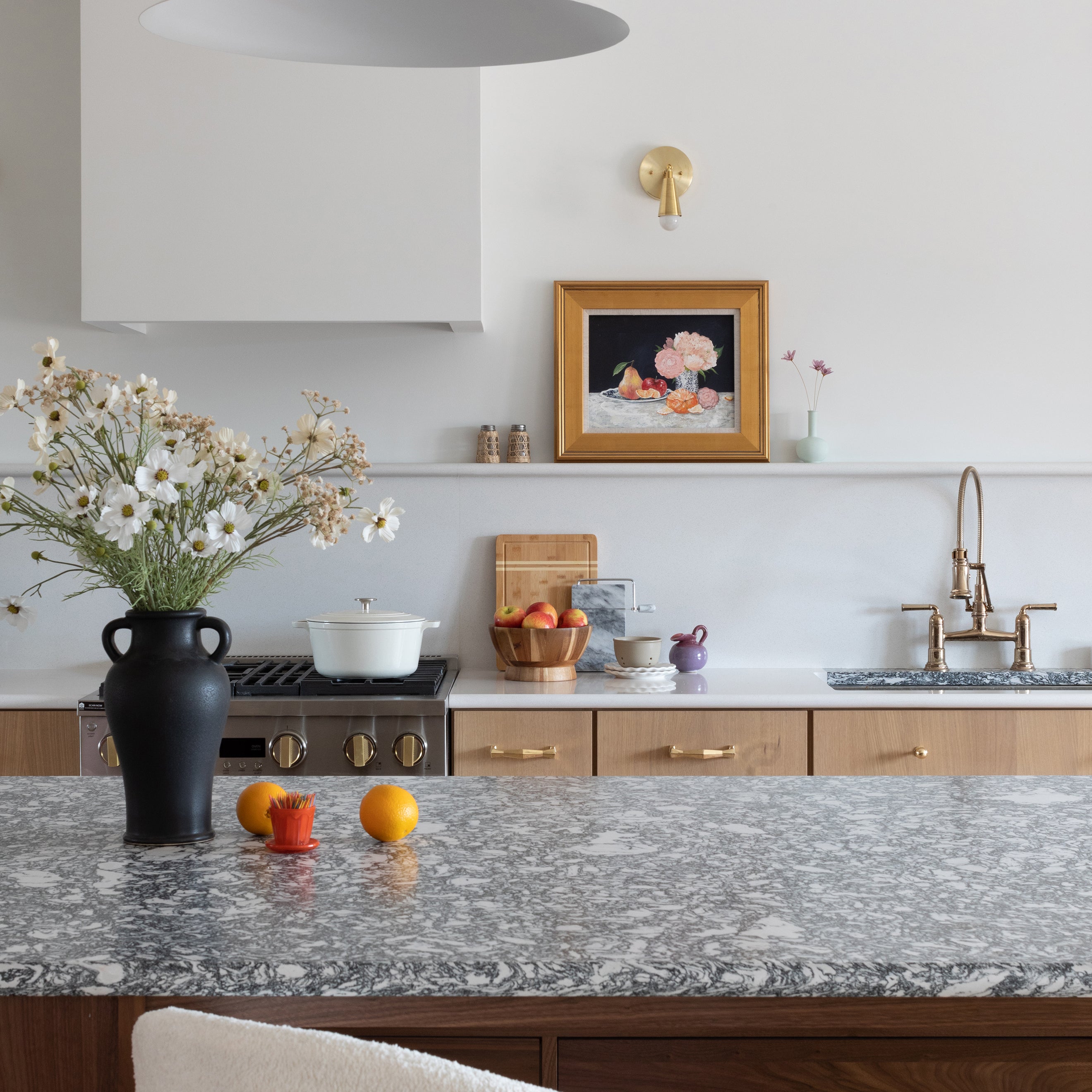 Fruit & Flowers Still Life | Art Print