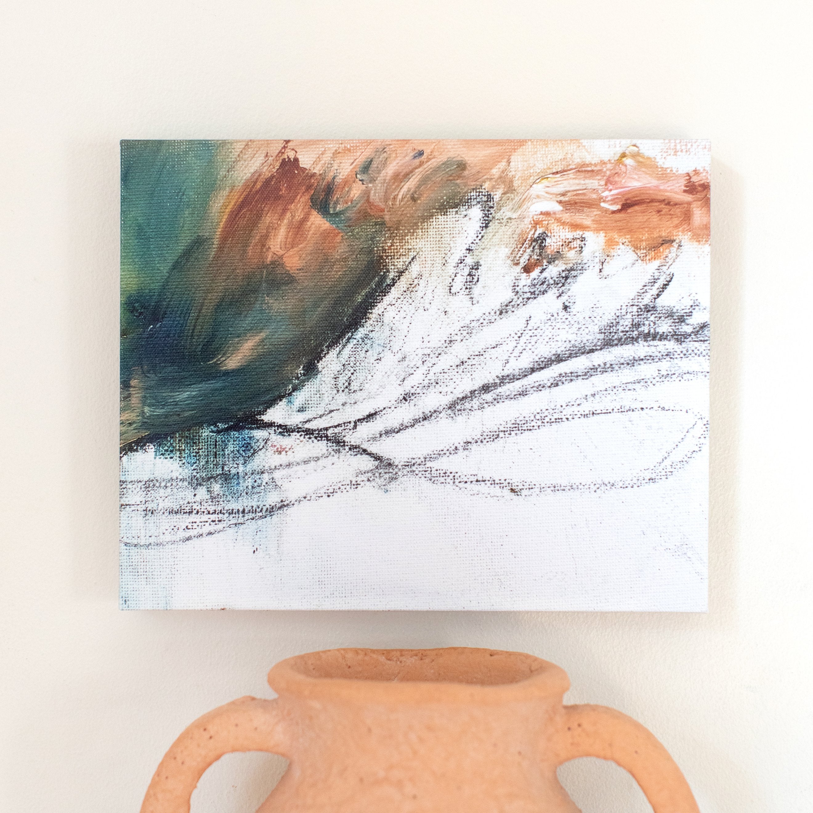 Copper Dance Mini ✧・ﾟ Textured Canvas Wall Art