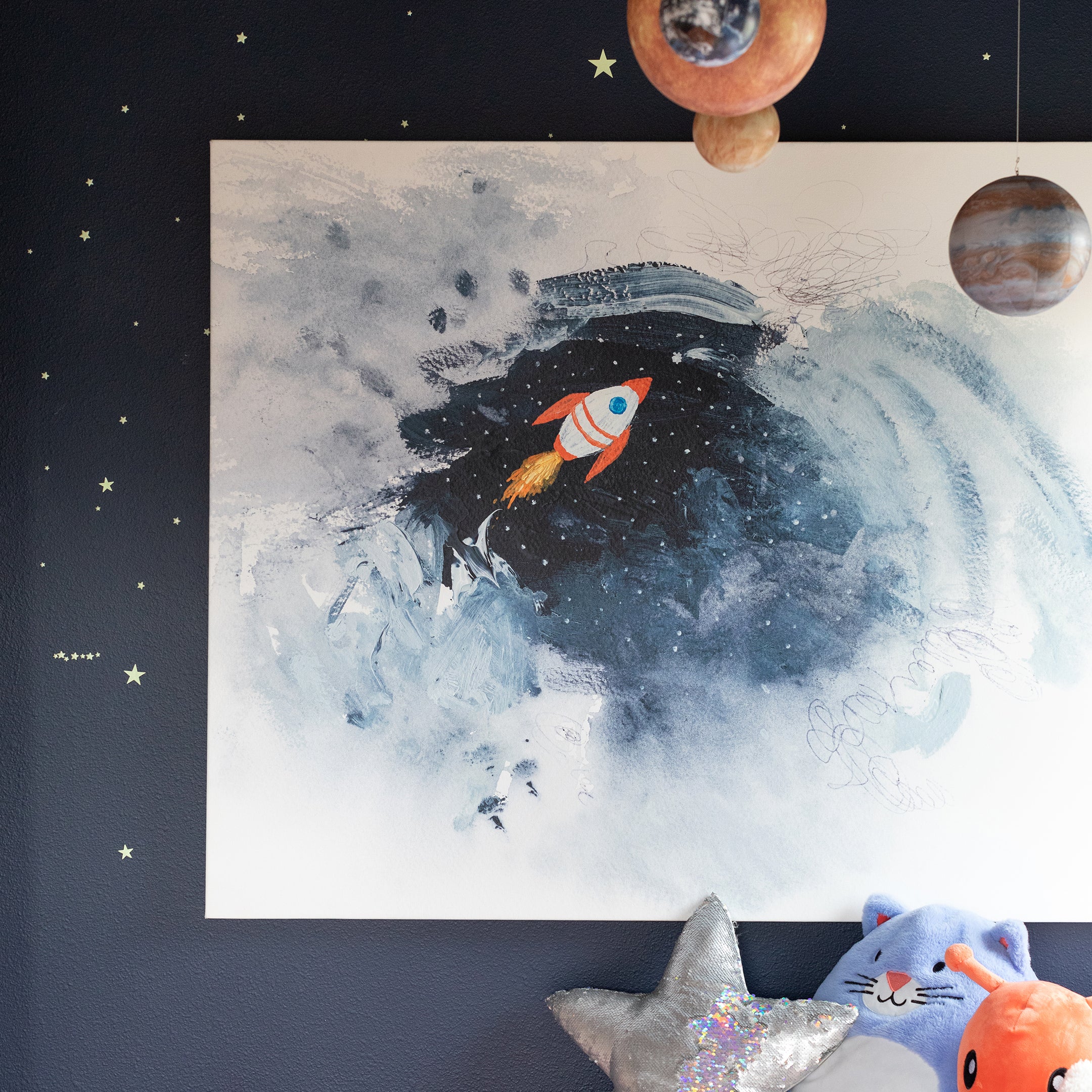 Rah Rah Rocket | Canvas