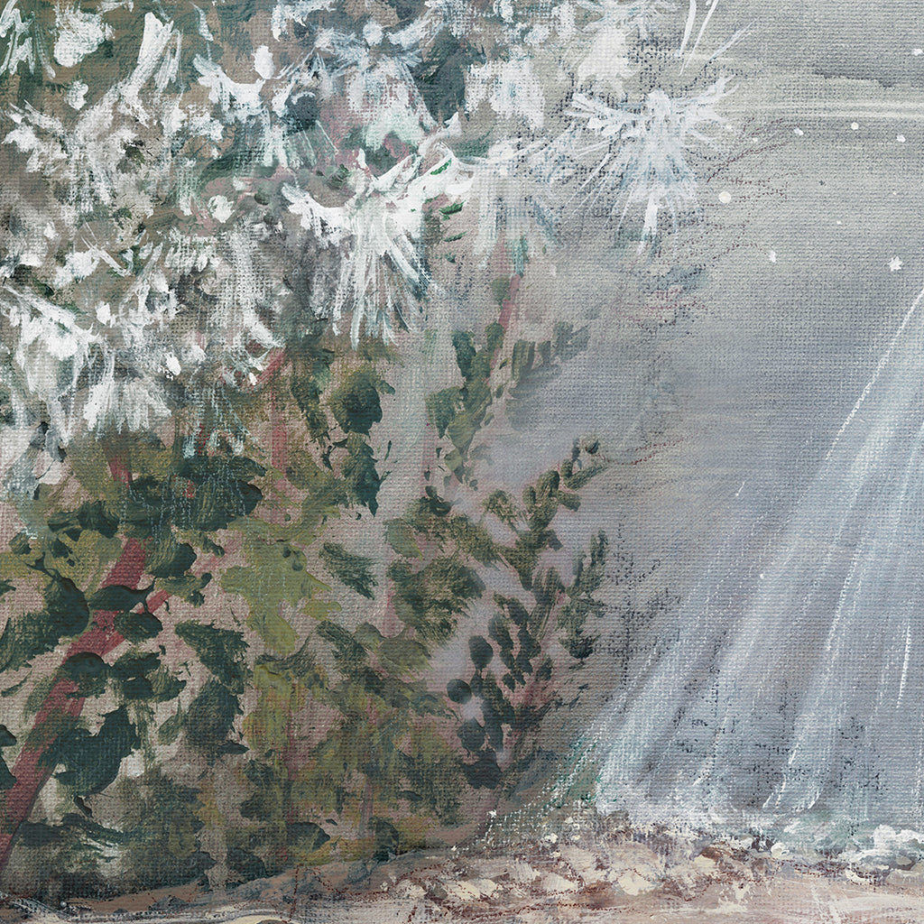 Cozy Nativity Luxe Art Print