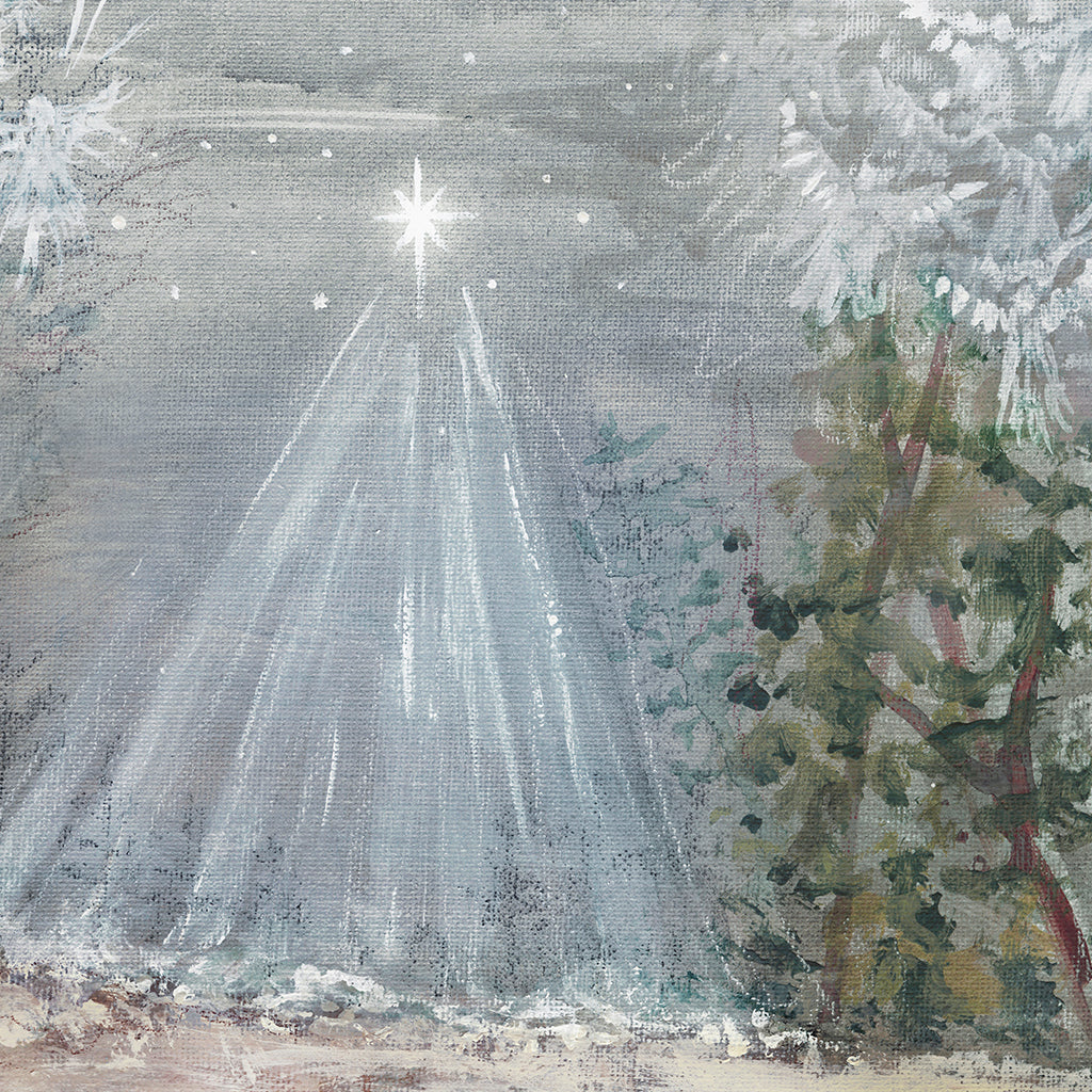 Cozy Nativity Luxe Art Print