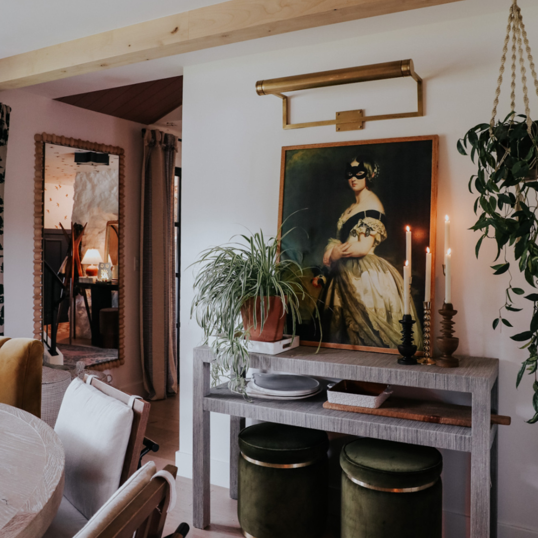 Queen Victoria and Her Cat Mask | Canvas