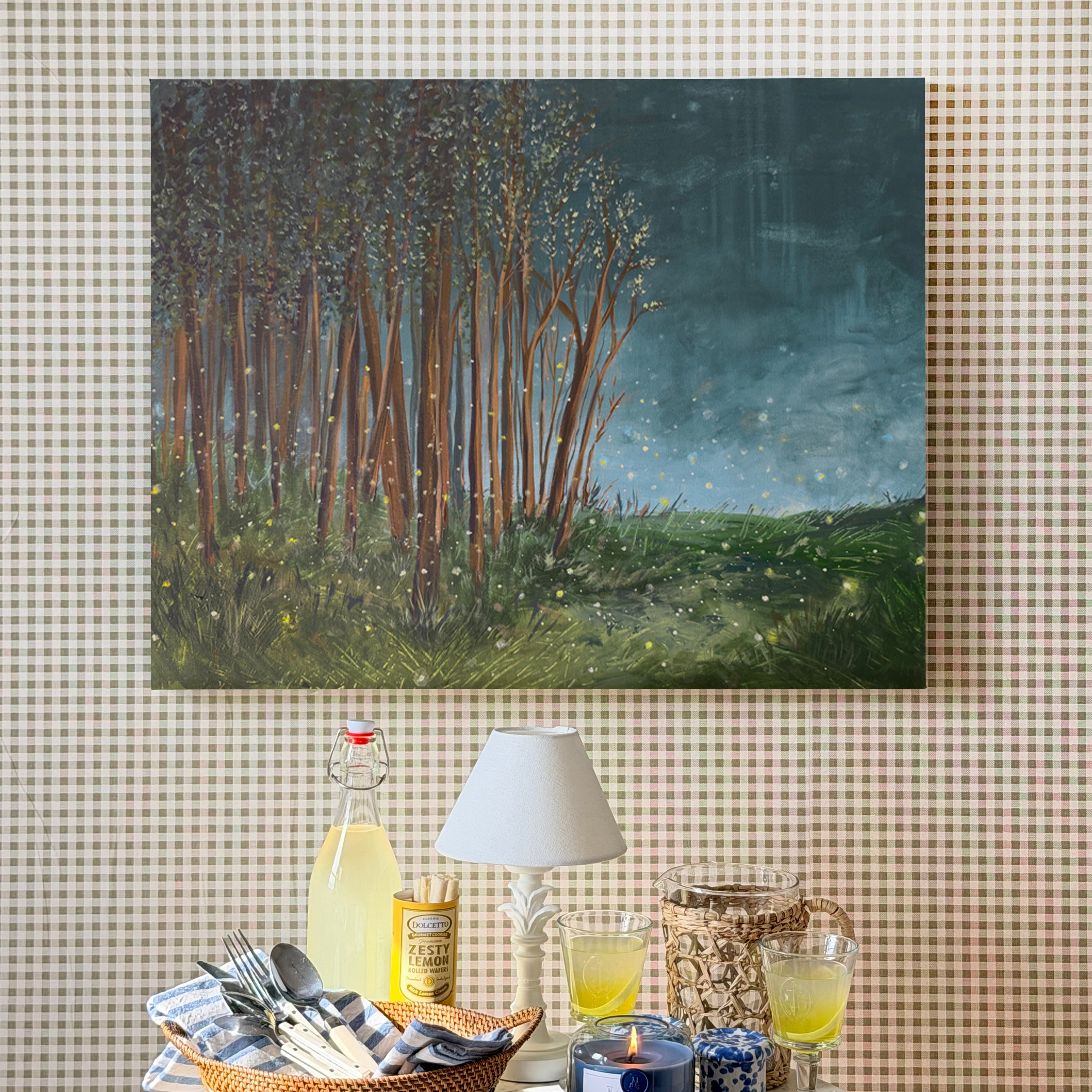 Firefly Woods Canvas Wall Art