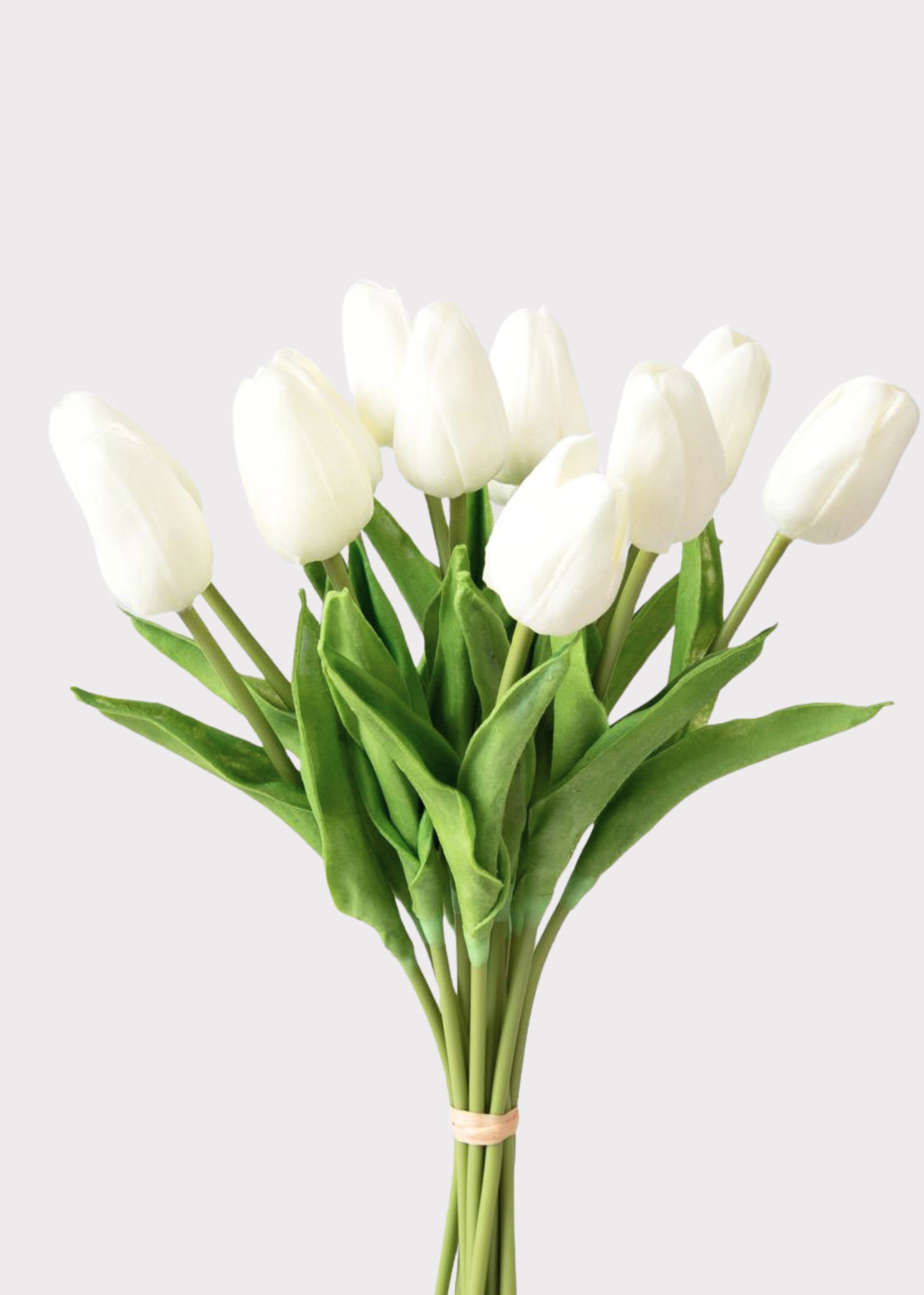 Artificial Flowers Real Touch Tulip Flower Bundle of 12
