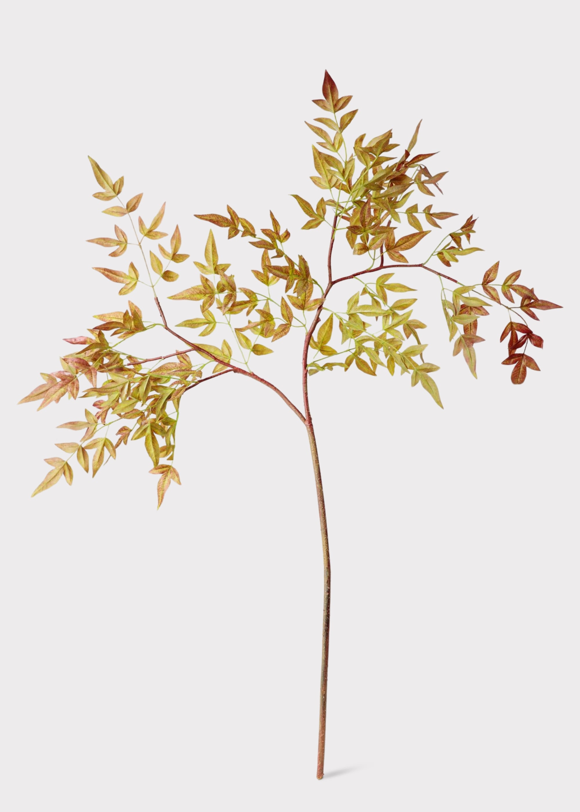 SAVE - Artificial Nandina Leaf Branch - 39"