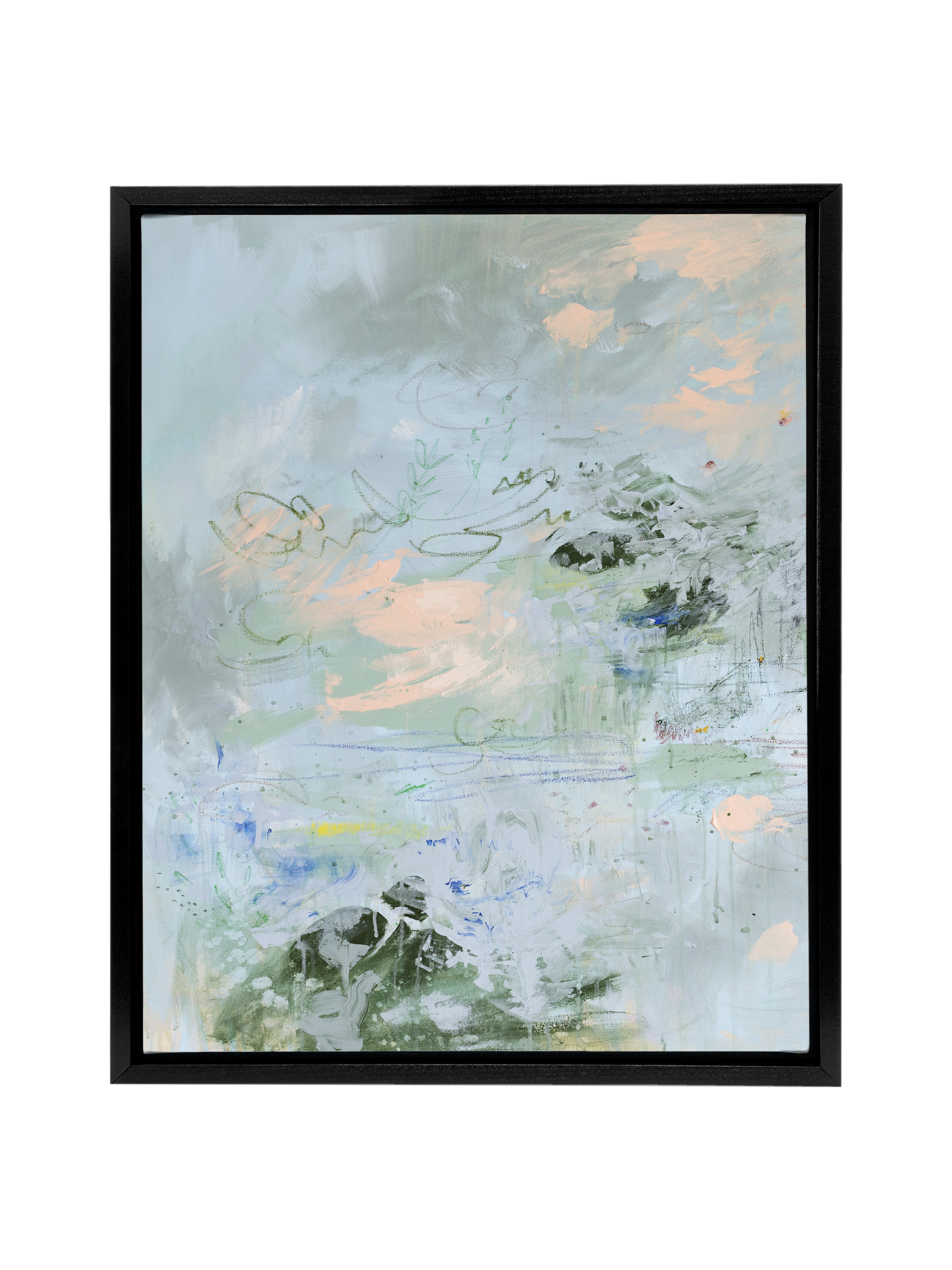 Petals Under Water No. 1 | Canvas