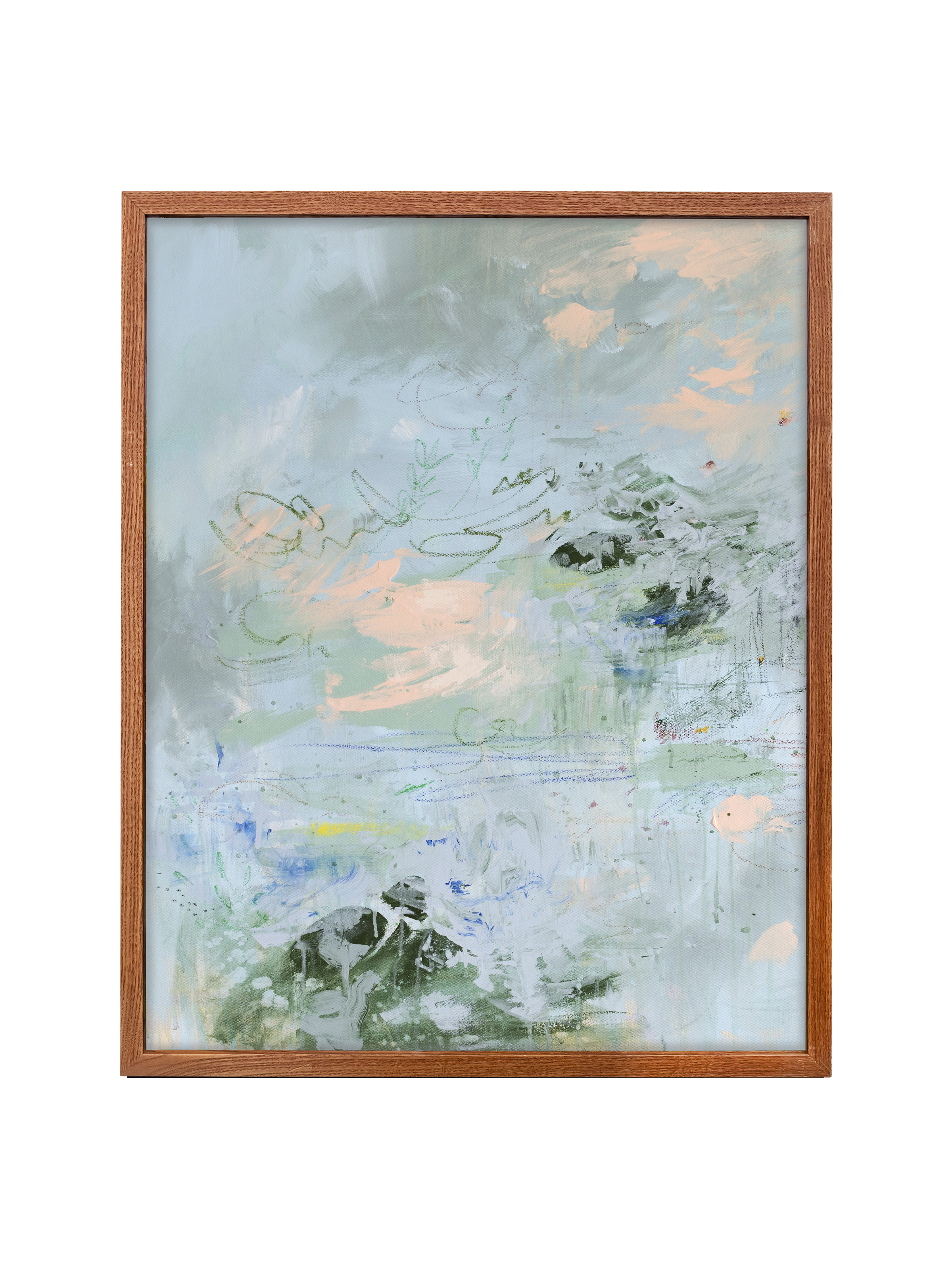 Petals Under Water No. 1 | Canvas