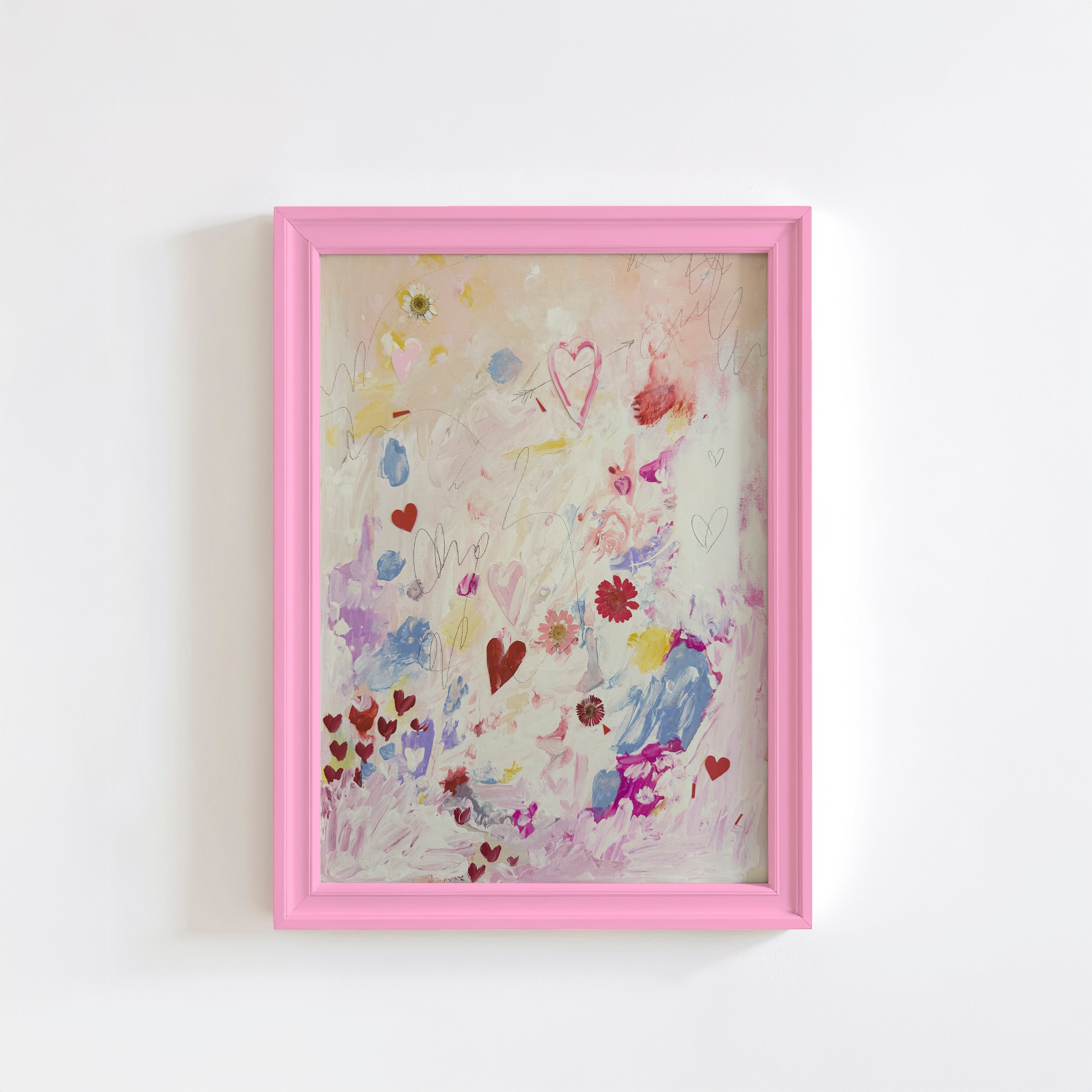 Confetti Hearts (8x10 PDF Download)