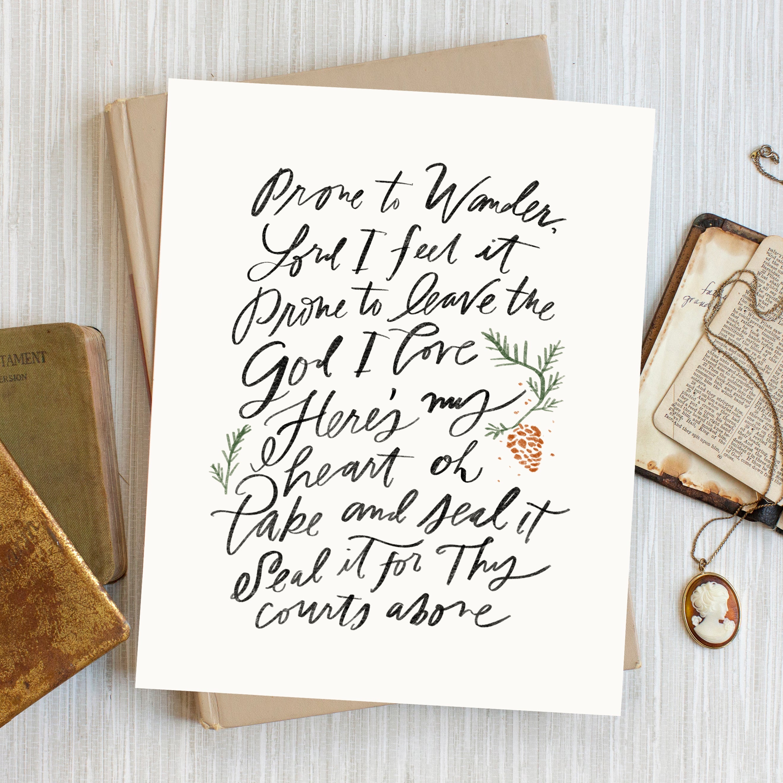 Prone to Wander Luxe Art Print