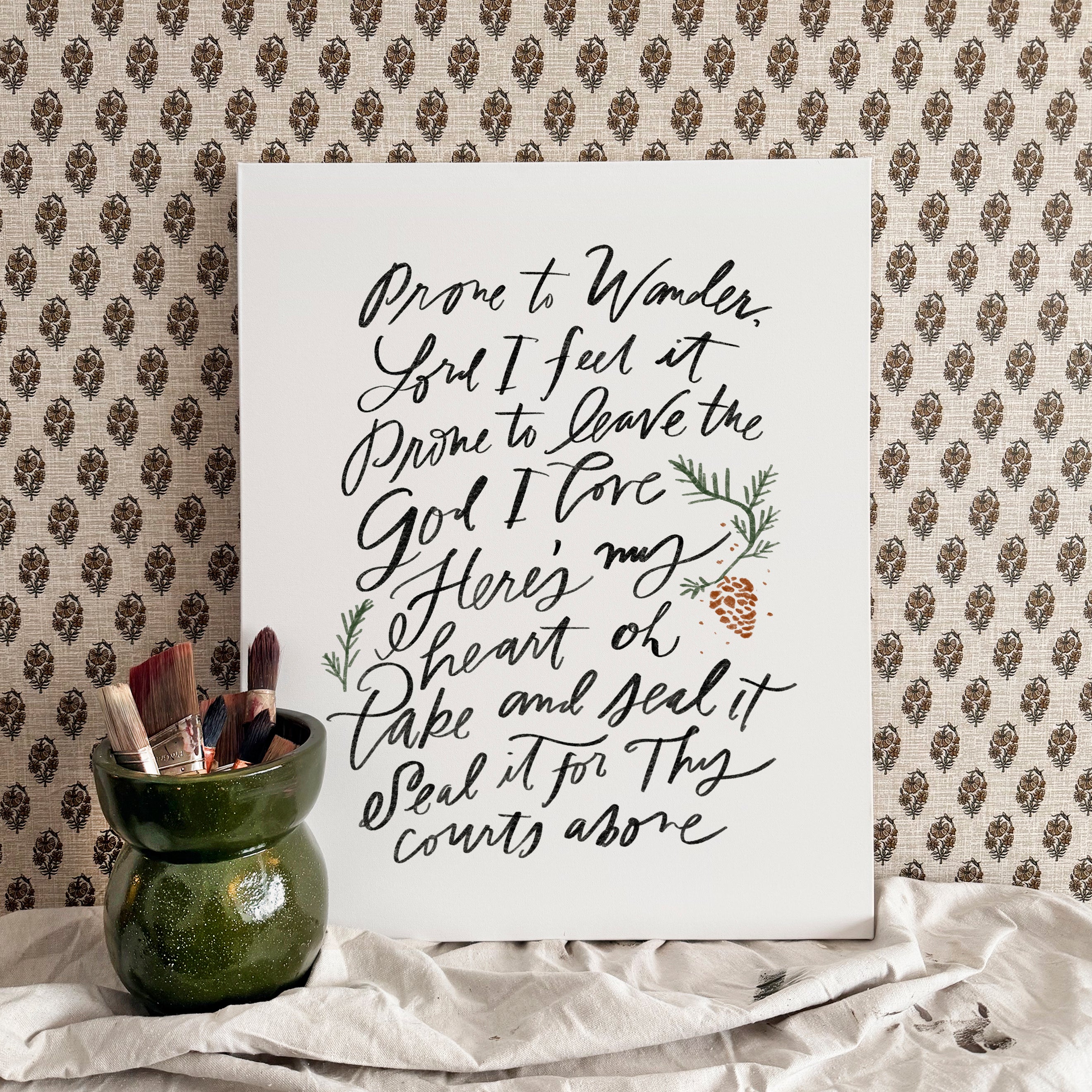 Prone to Wander Canvas