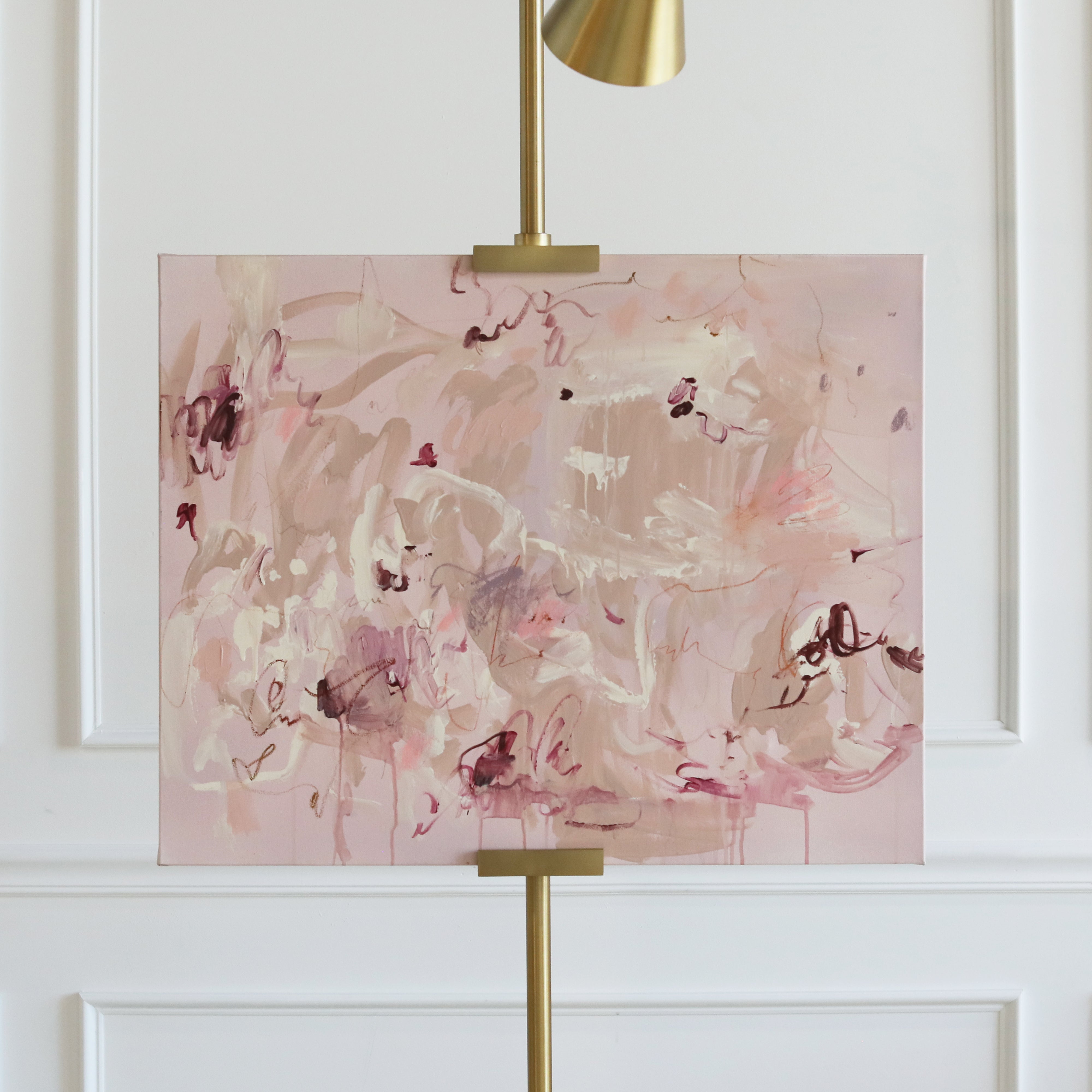 Raspberry Beret Canvas Wall Art