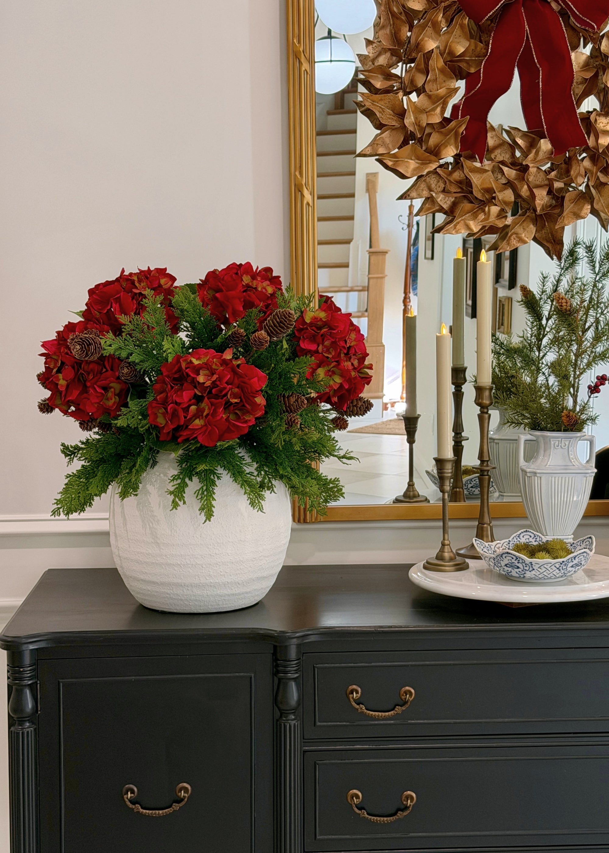 Artificial Pine Cone Branch Winter Decor - 28.5"