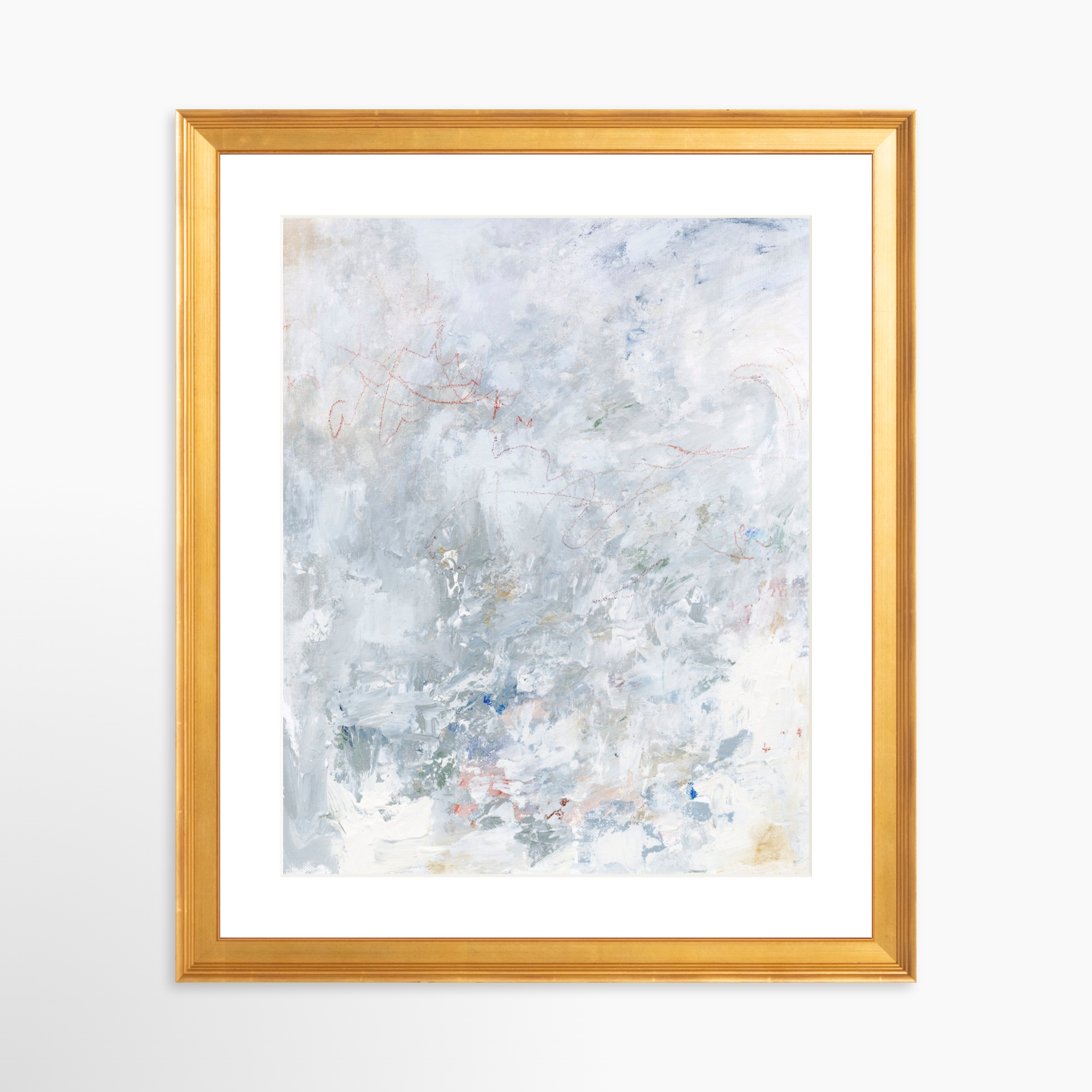 24x30 / Certificate Gold Frame + White Mat