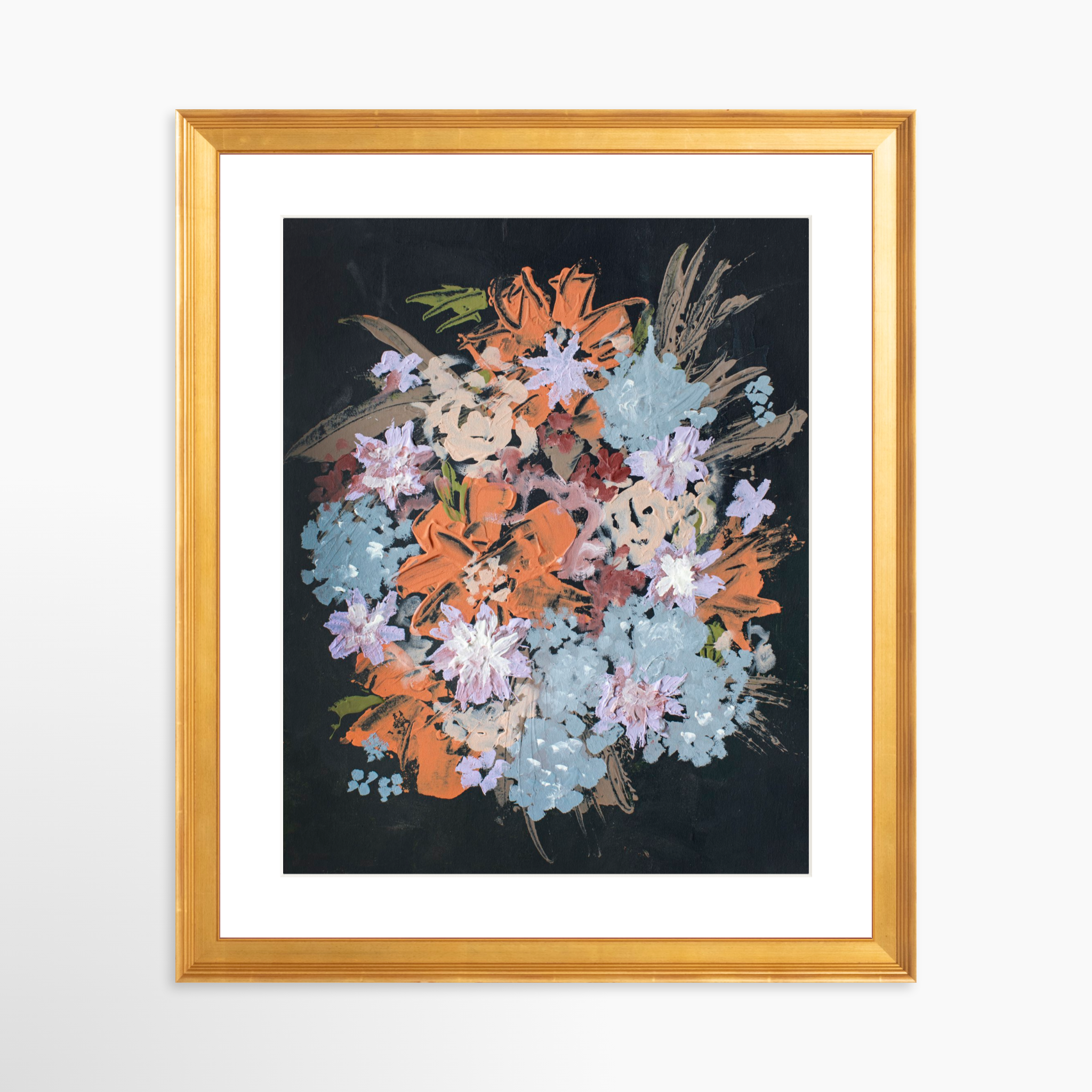 24x30 / Certificate Gold Frame + White Mat