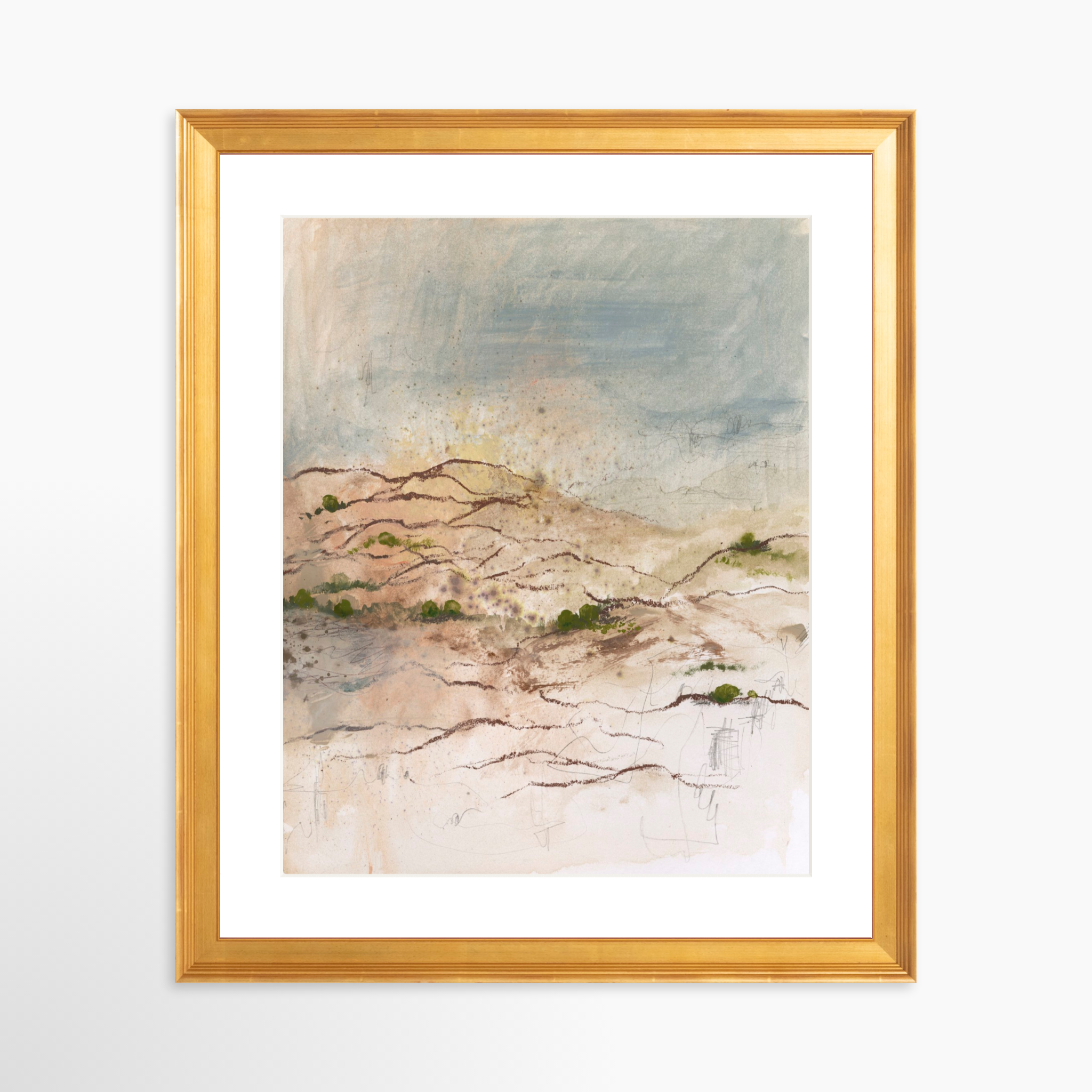 24x30 / Certificate Gold Frame + White Mat