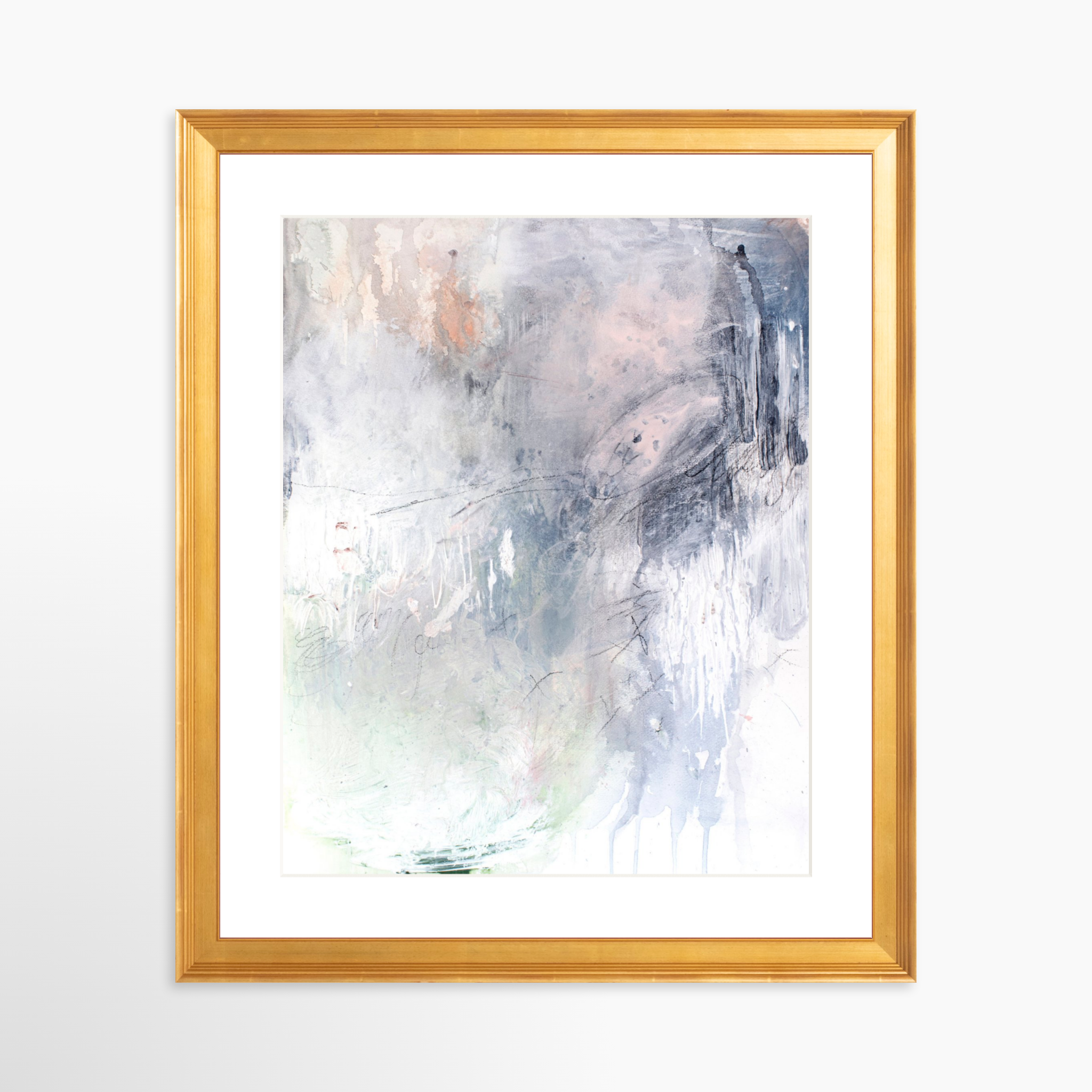 24x30 / Certificate Gold Frame + White Mat