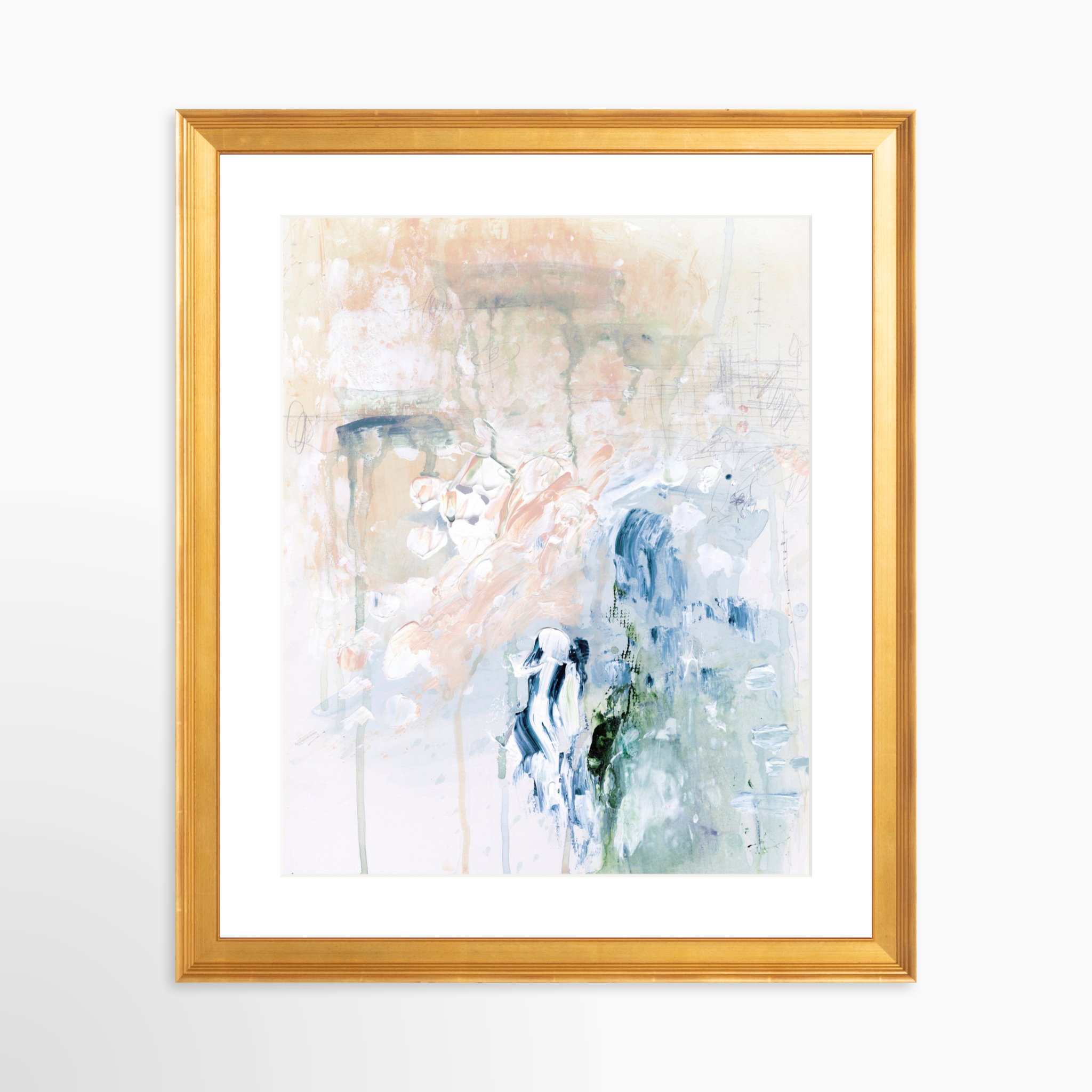 24x30 / Certificate Gold Frame + White Mat