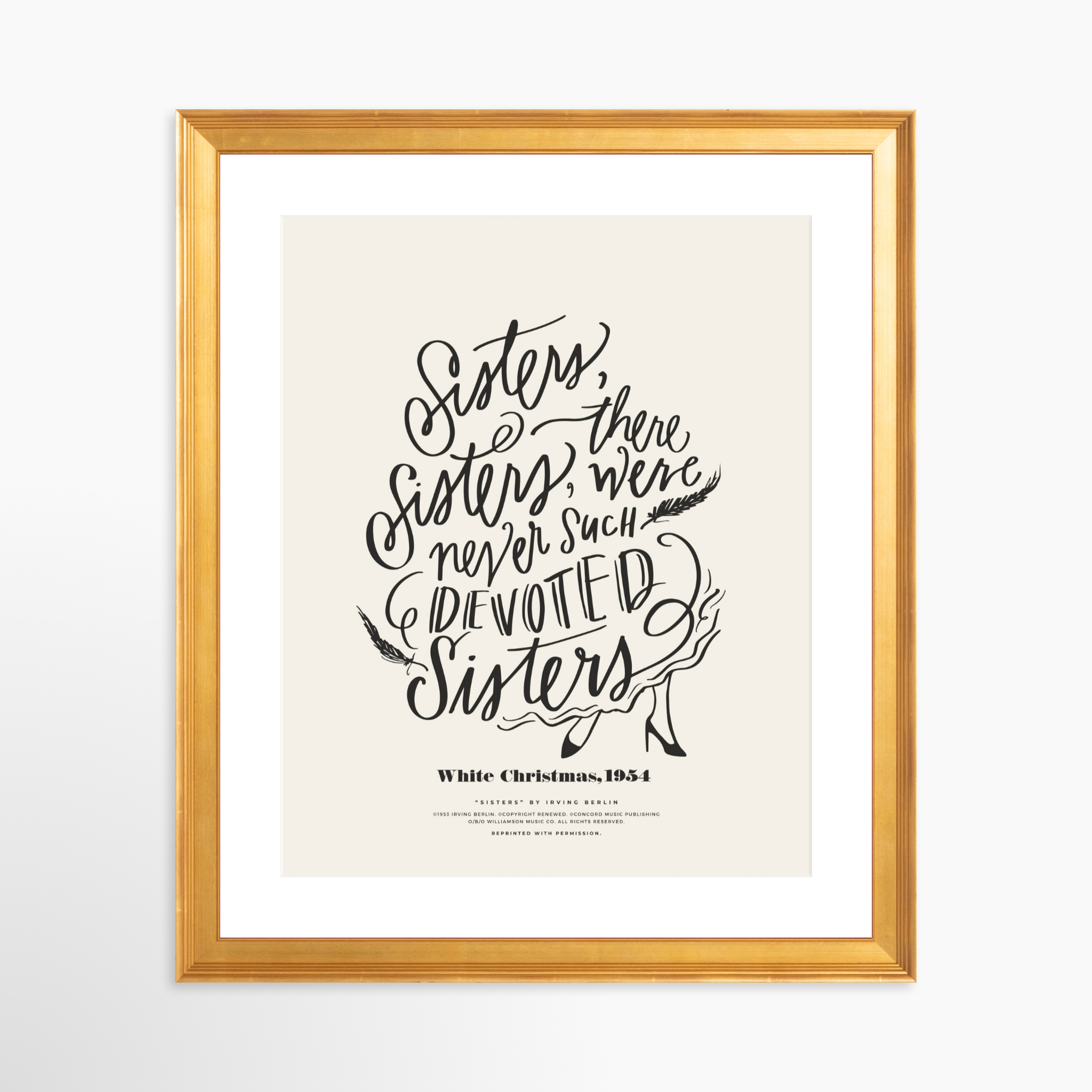 24x30 / Certificate Gold Frame + White Mat