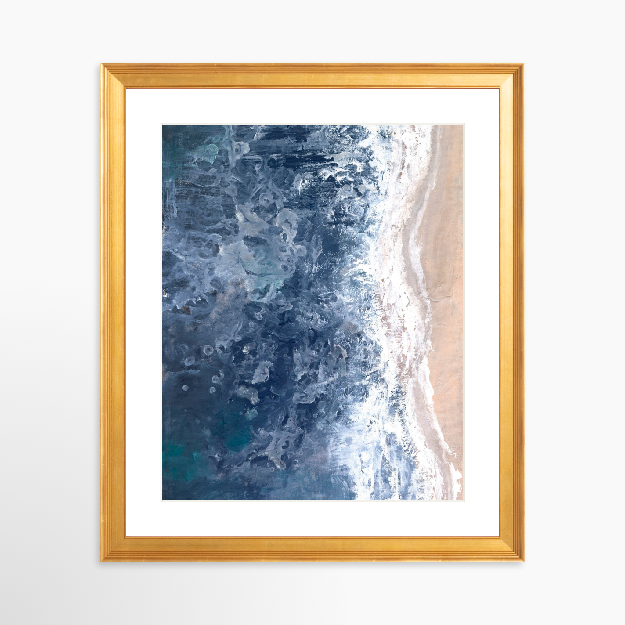 24x30 / Certificate Gold Frame + White Mat