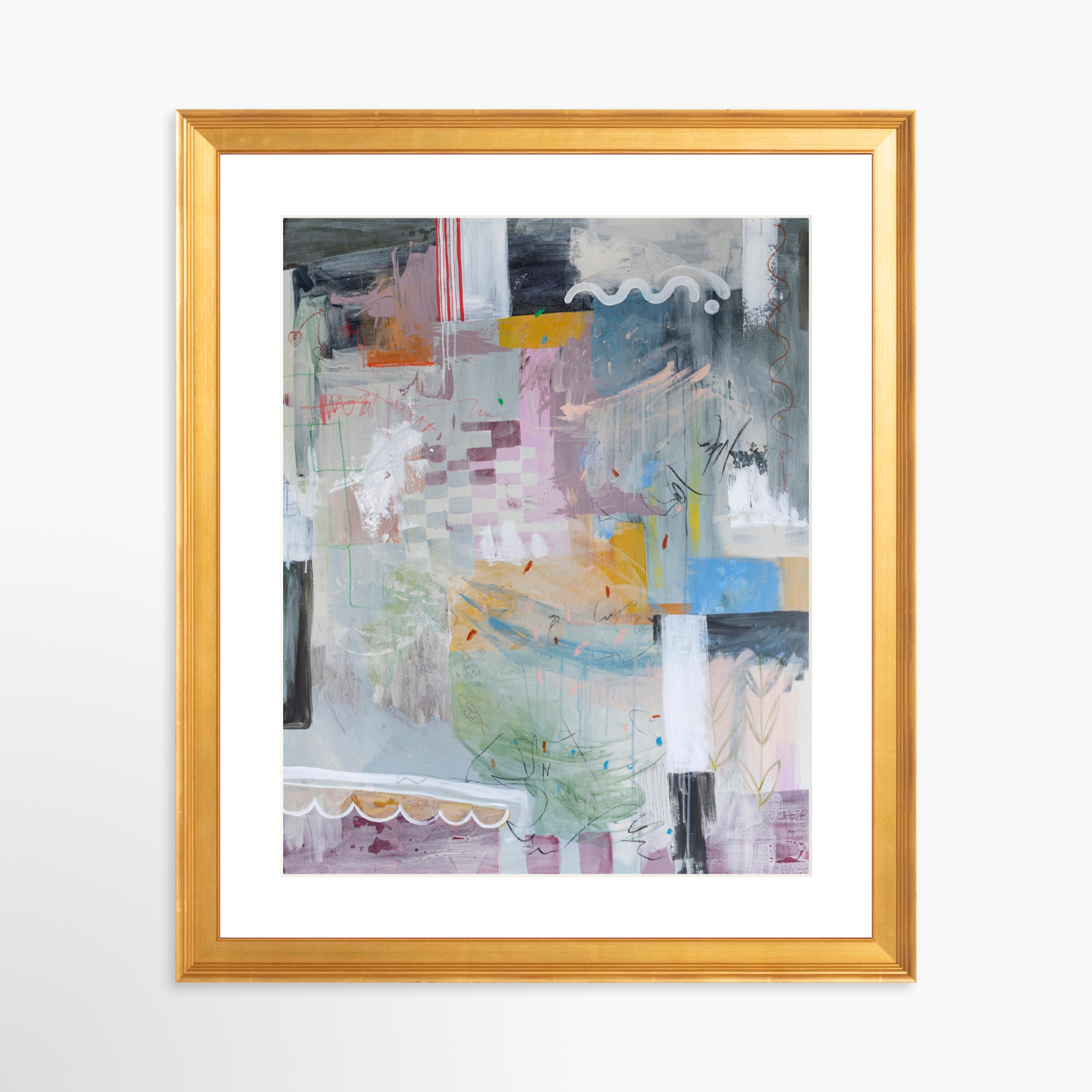 24x30 / Certificate Gold Frame + White Mat