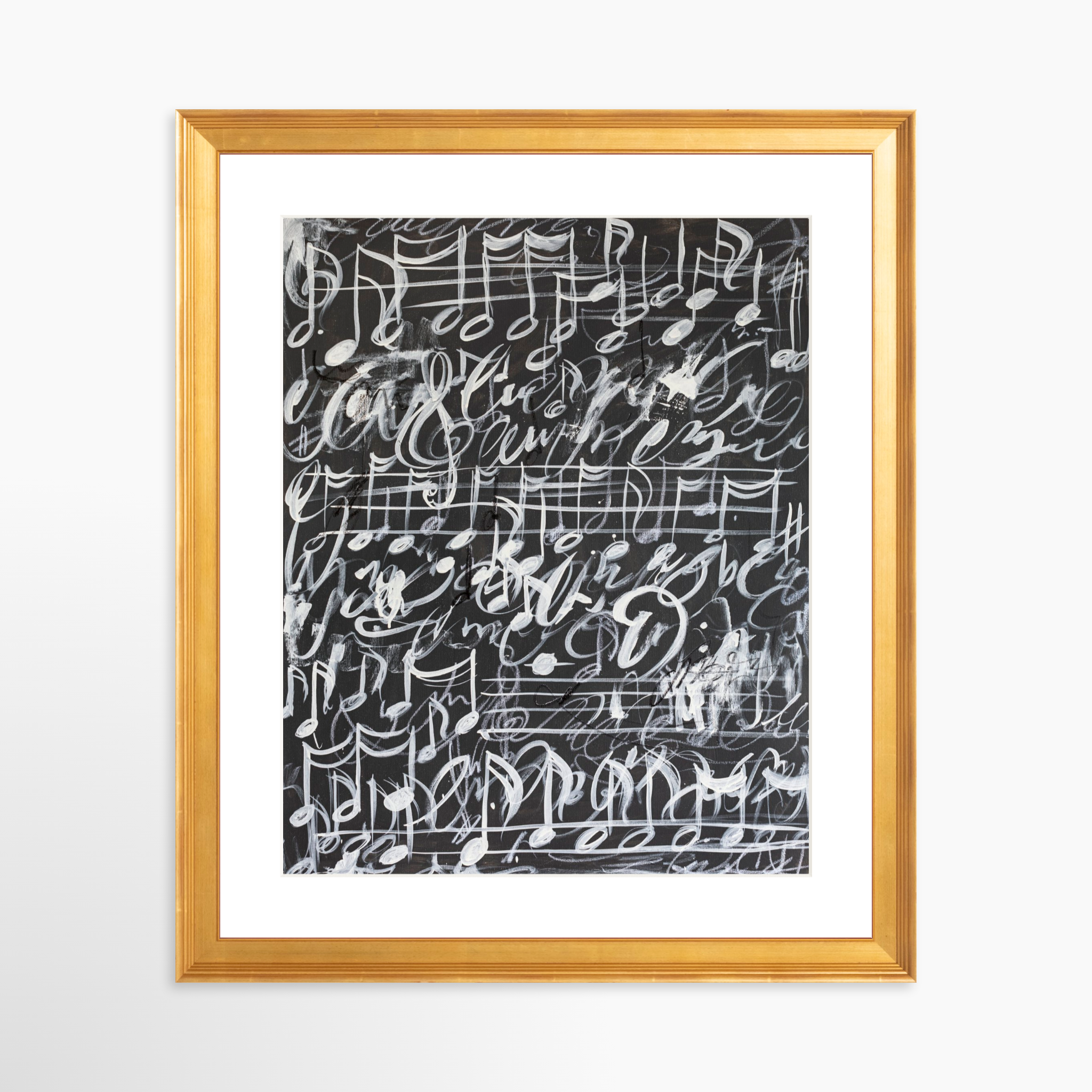 24x30 / Certificate Gold Frame + White Mat