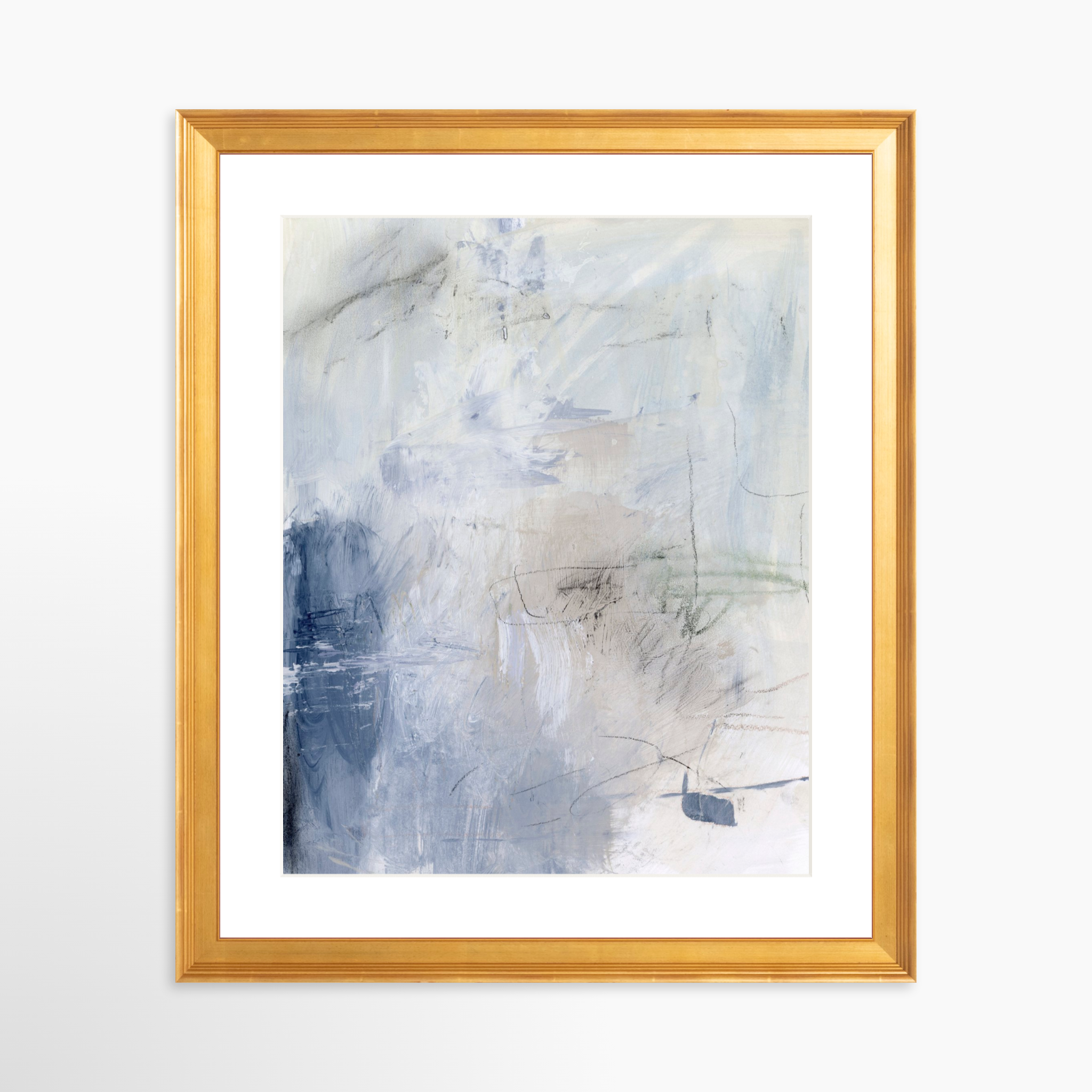 24x30 / Certificate Gold Frame + White Mat