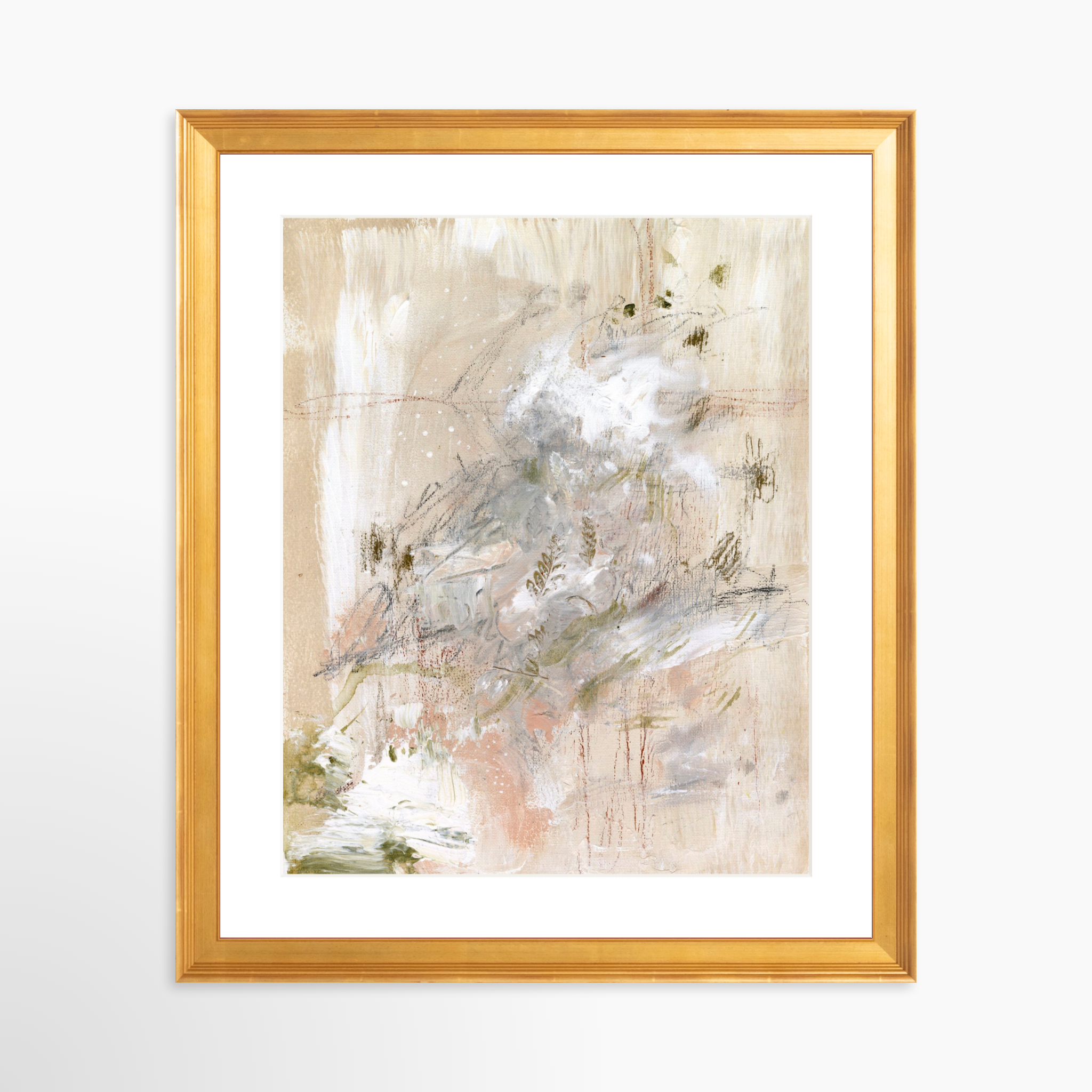 24x30 / Certificate Gold Frame + White Mat